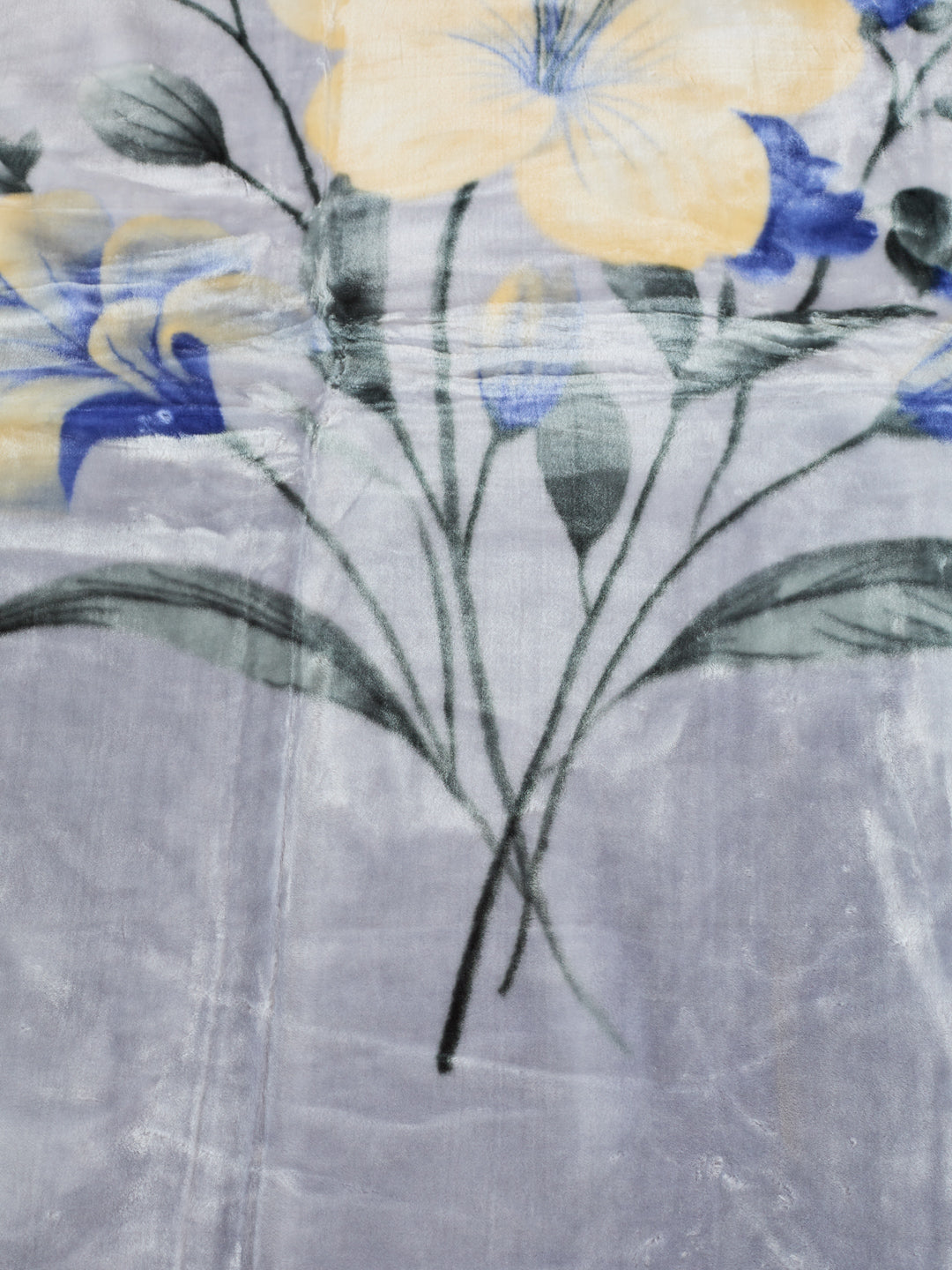 Floral Print Double Bed 2 Ply 850 GSM Blanket for Winter (Galaxy), Weight 3 kg