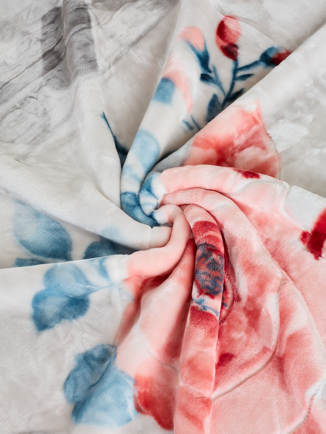 Floral Print Double Bed 2 Ply 850 GSM Blanket for Winter (Galaxy), Weight 3 kg
