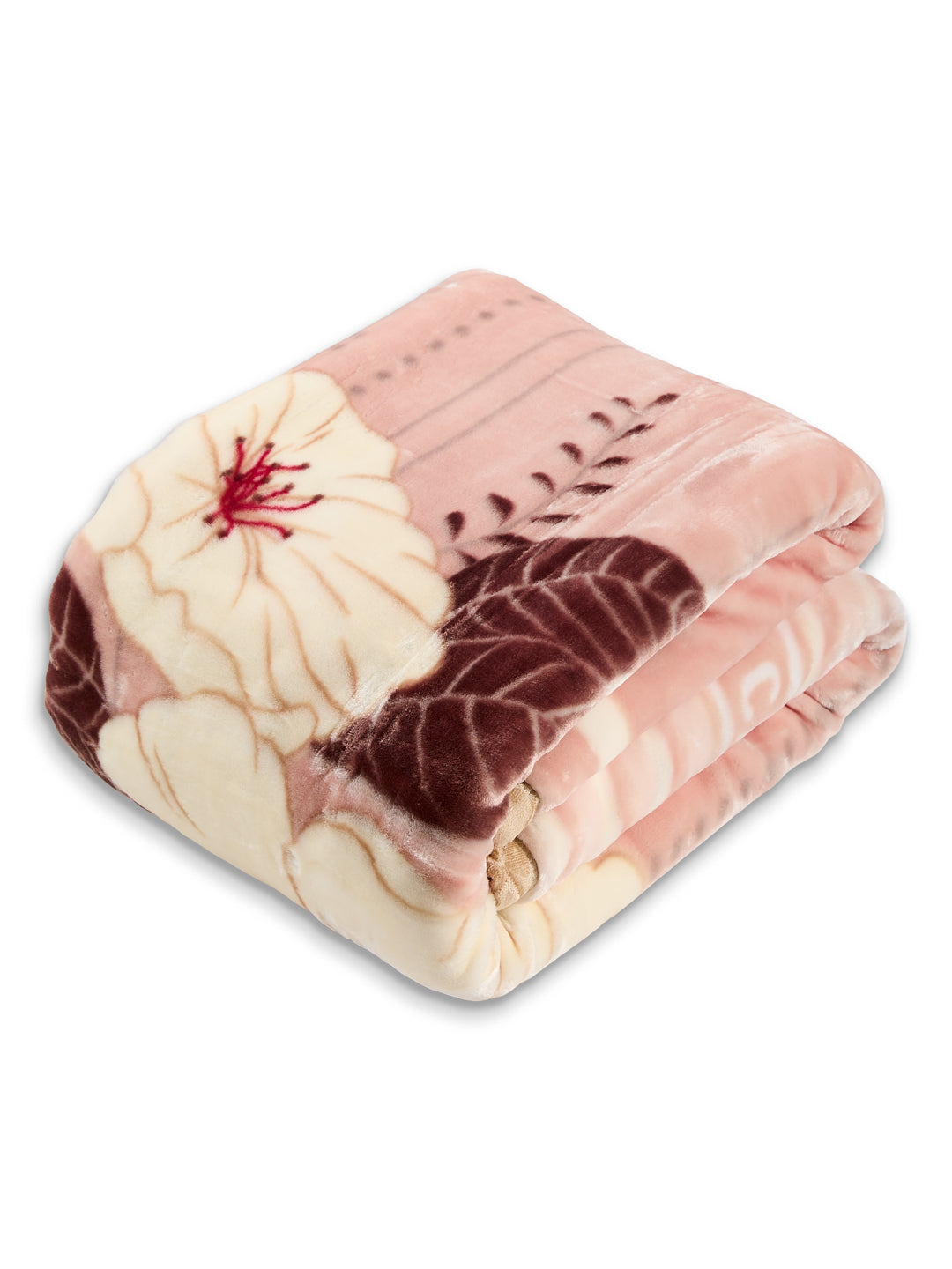 Floral Print Double Bed 2 Ply 850 GSM Blanket for Winter (Galaxy), Weight 3 kg