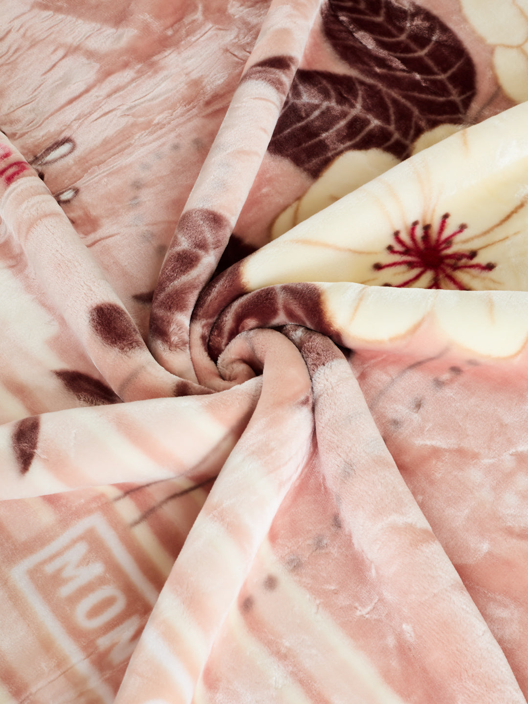 Floral Print Double Bed 2 Ply 850 GSM Blanket for Winter (Galaxy), Weight 3 kg
