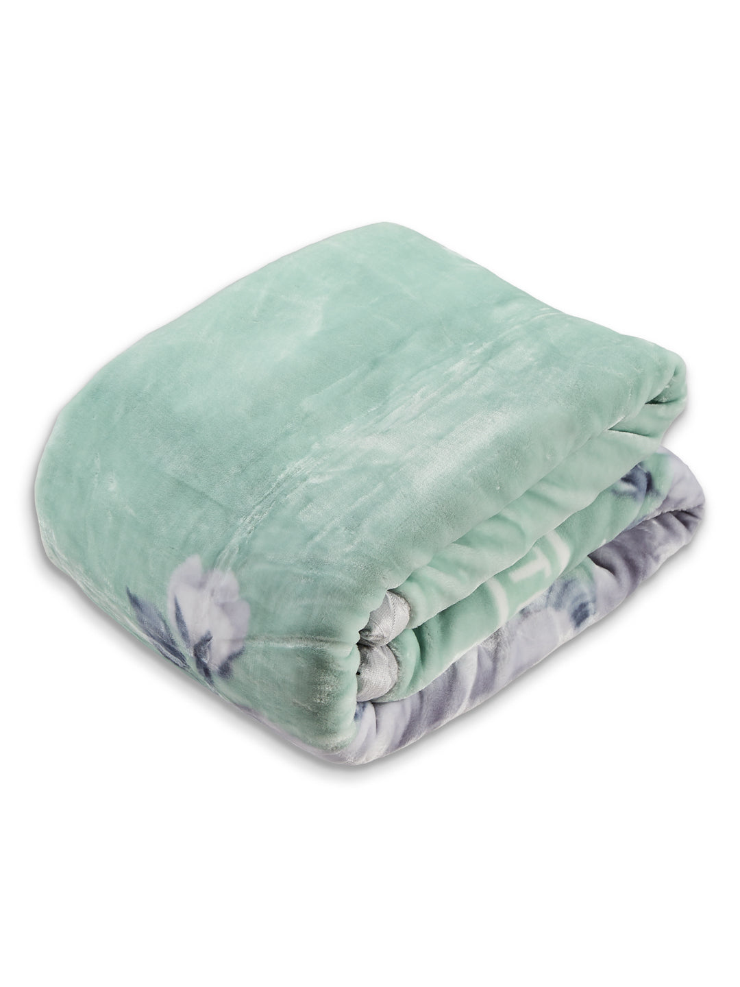 Floral Print Double Bed 2 Ply 850 GSM Blanket for Winter (Galaxy), Weight 3 kg