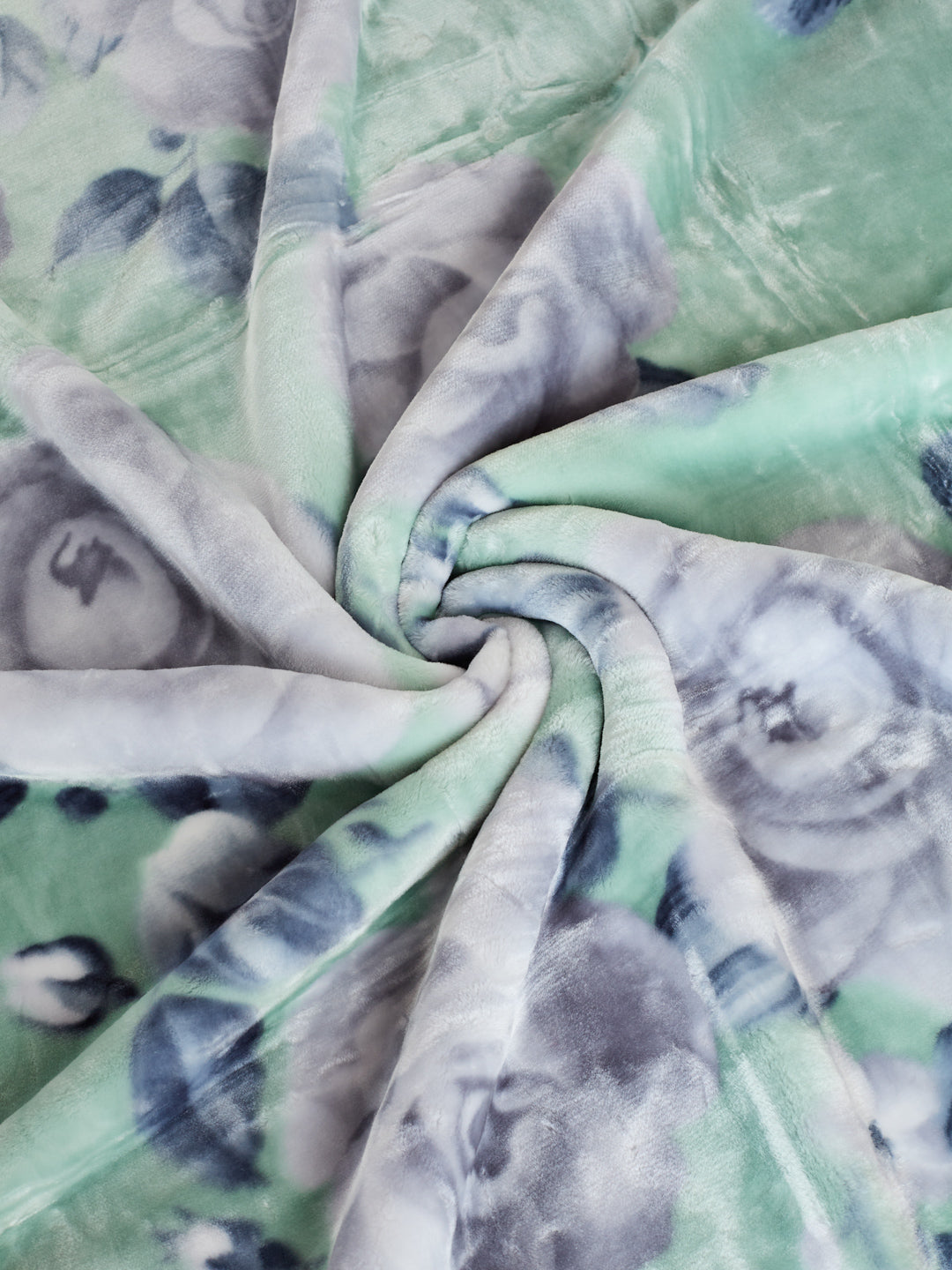 Floral Print Double Bed 2 Ply 850 GSM Blanket for Winter (Galaxy), Weight 3 kg