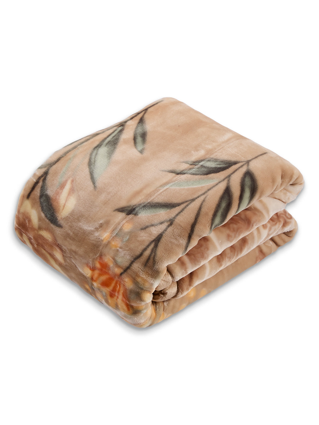 Floral Print Double Bed 2 Ply 850 GSM Blanket for Winter (Galaxy), Weight 3 kg