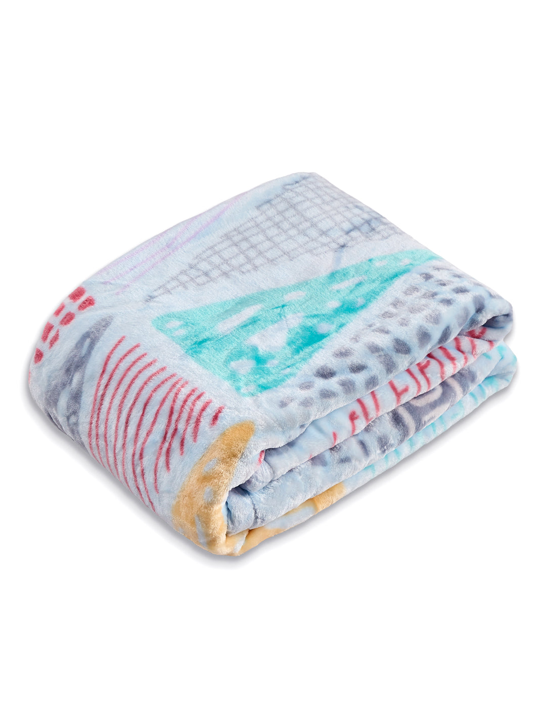 Printed Single Bed 2 Ply 550 GSM Blanket for Winter (Glamour), Weight 2 kg