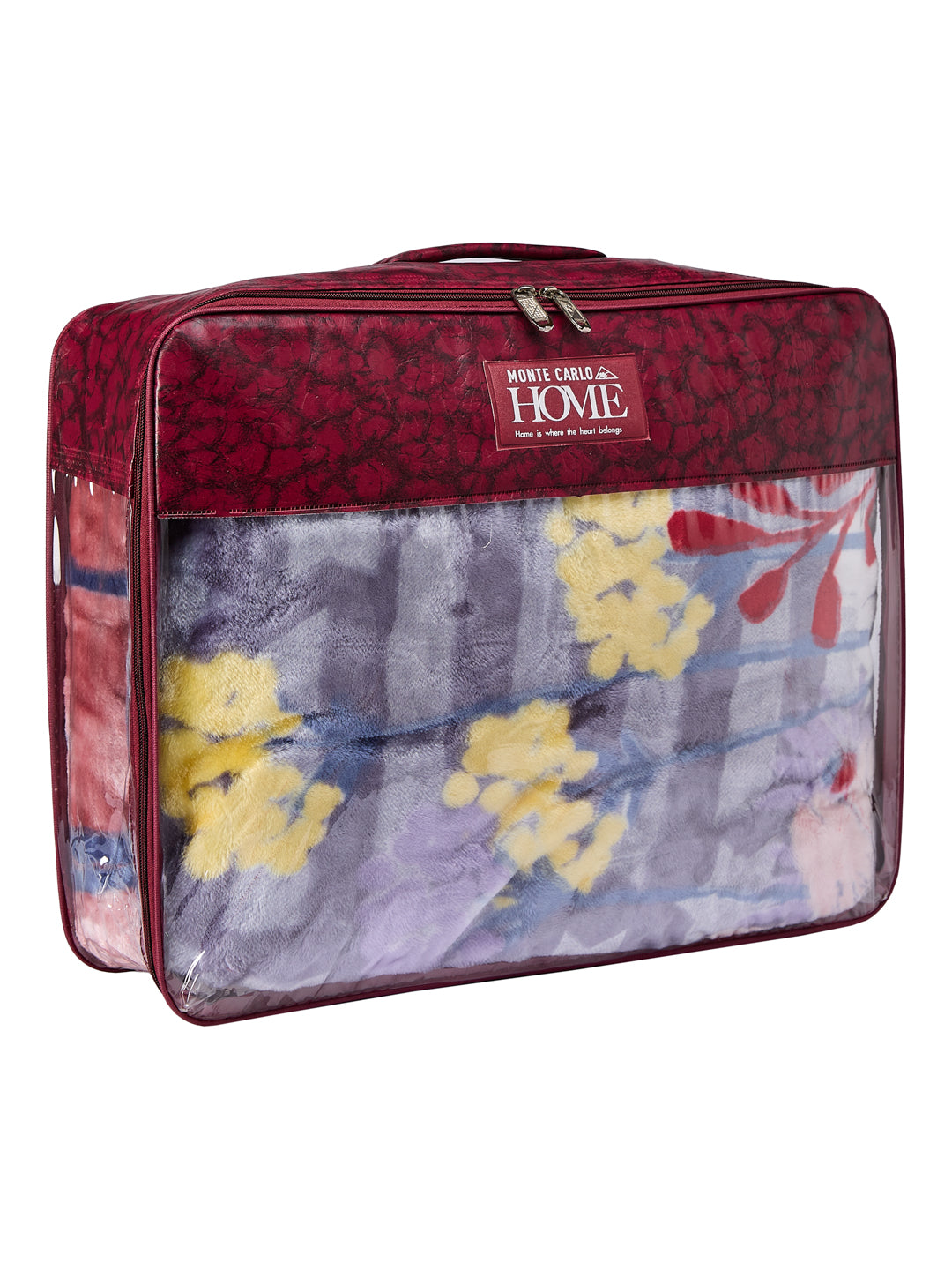 Printed Single Bed 2 Ply 550 GSM Blanket for Winter (Glamour), Weight 2 kg