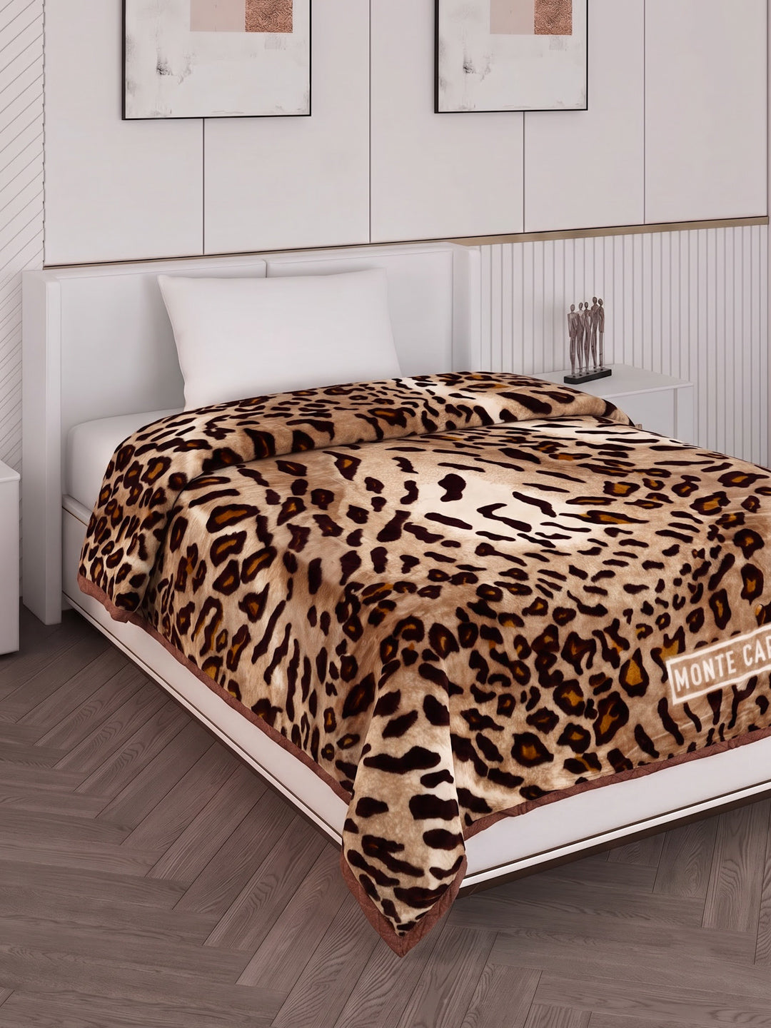 Printed Single Bed 2 Ply 550 GSM Blanket for Winter (Glamour), Weight 2 kg