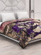 Printed Double Bed 3 Ply 890 GSM Blanket for Winter (Gulnar), Weight 4.7 kg