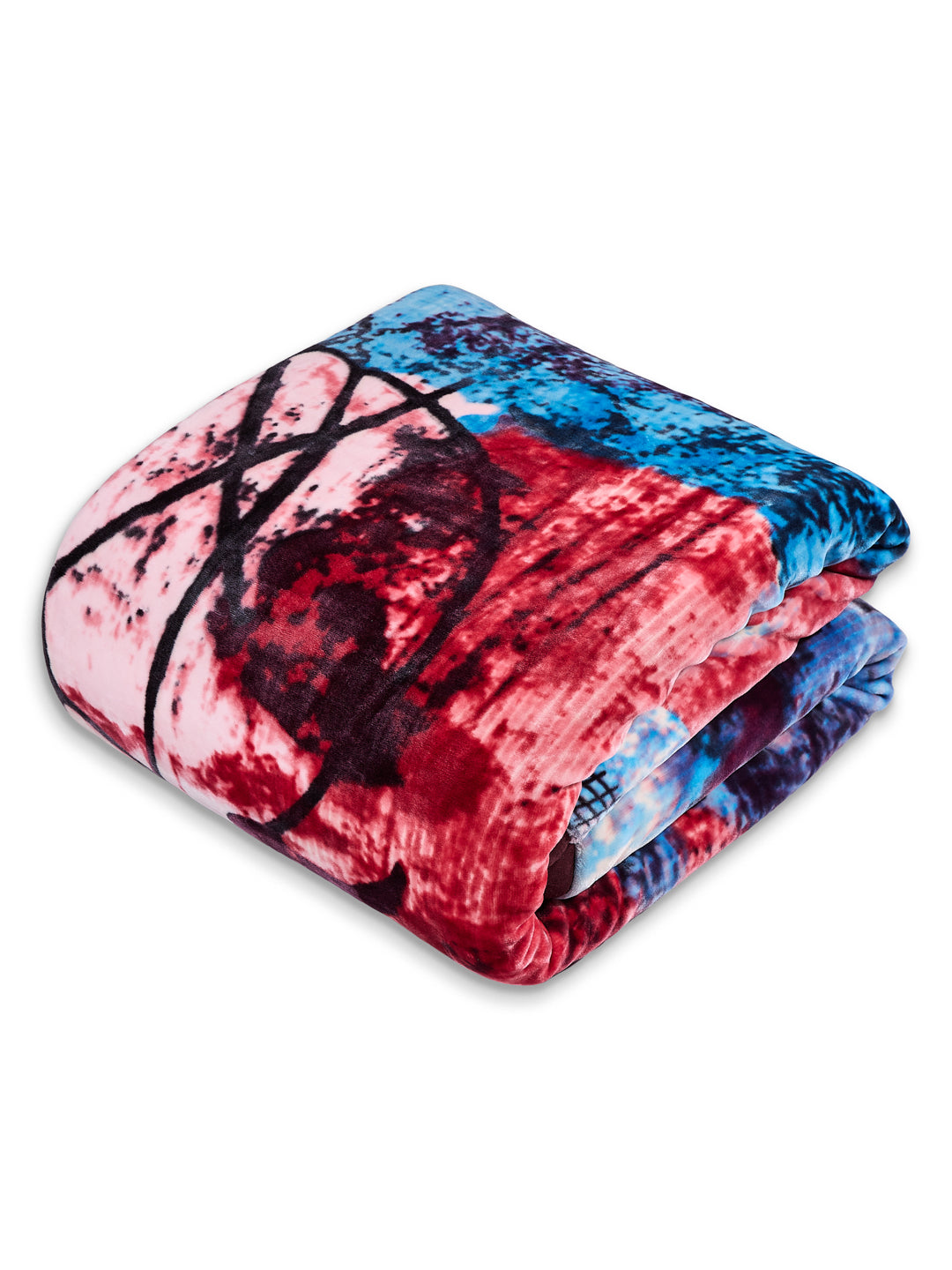 Printed Double Bed 3 Ply 890 GSM Blanket for Winter (Gulnar), Weight 4.7 kg
