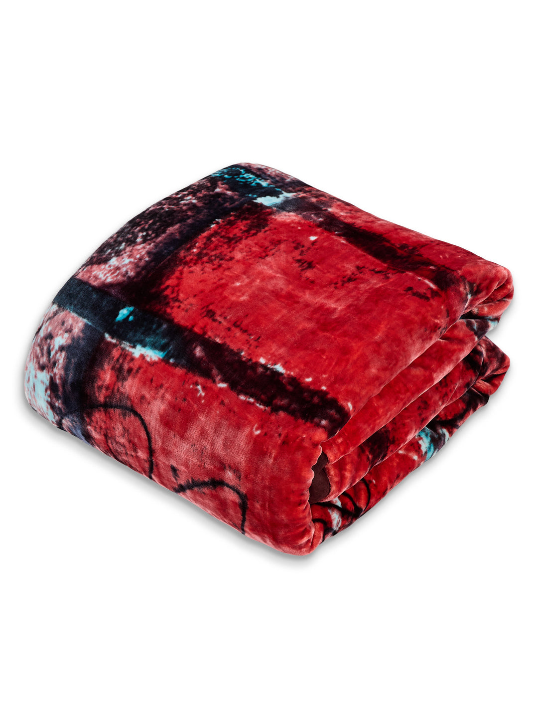 Printed Double Bed 3 Ply 890 GSM Blanket for Winter (Gulnar), Weight 4.7 kg