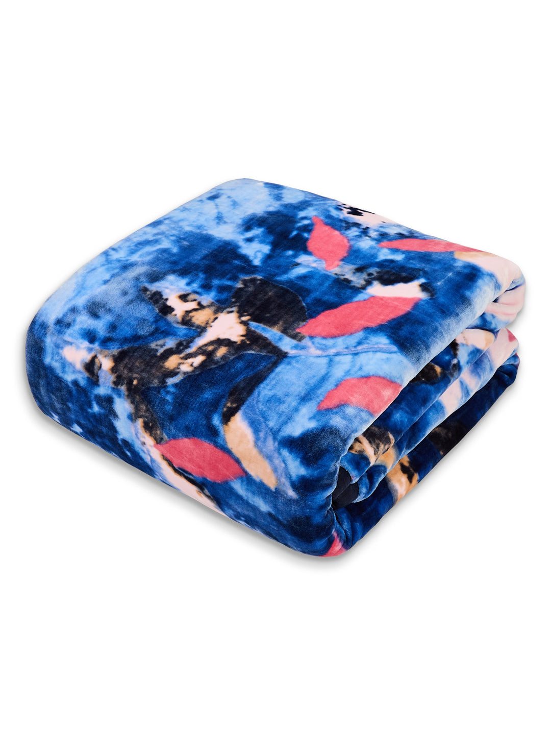 Printed Double Bed 3 Ply 890 GSM Blanket for Winter (Gulnar), Weight 4.7 kg