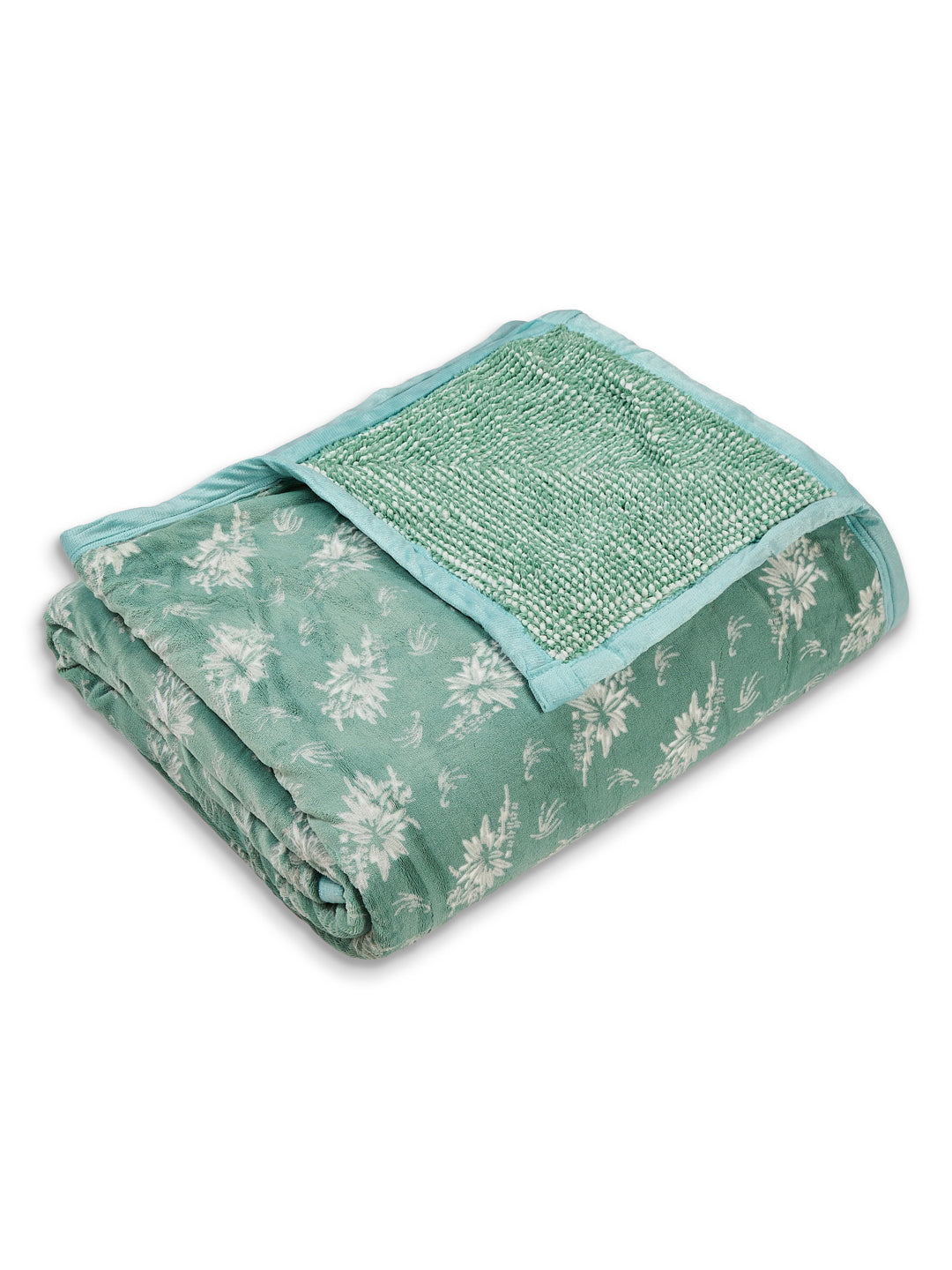 Printed Double Bed 2 Ply 470 GSM Blanket for Winter (Abstract), Weight 2.5 kg