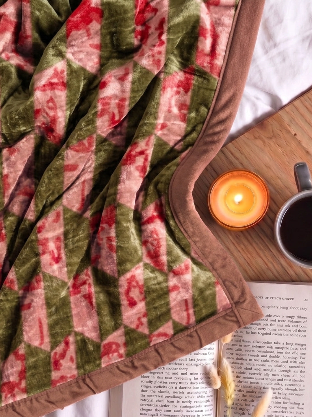 Printed Single Bed 1 Ply 625 GSM Blanket for Winter (Impact), Weight 2.2 kg