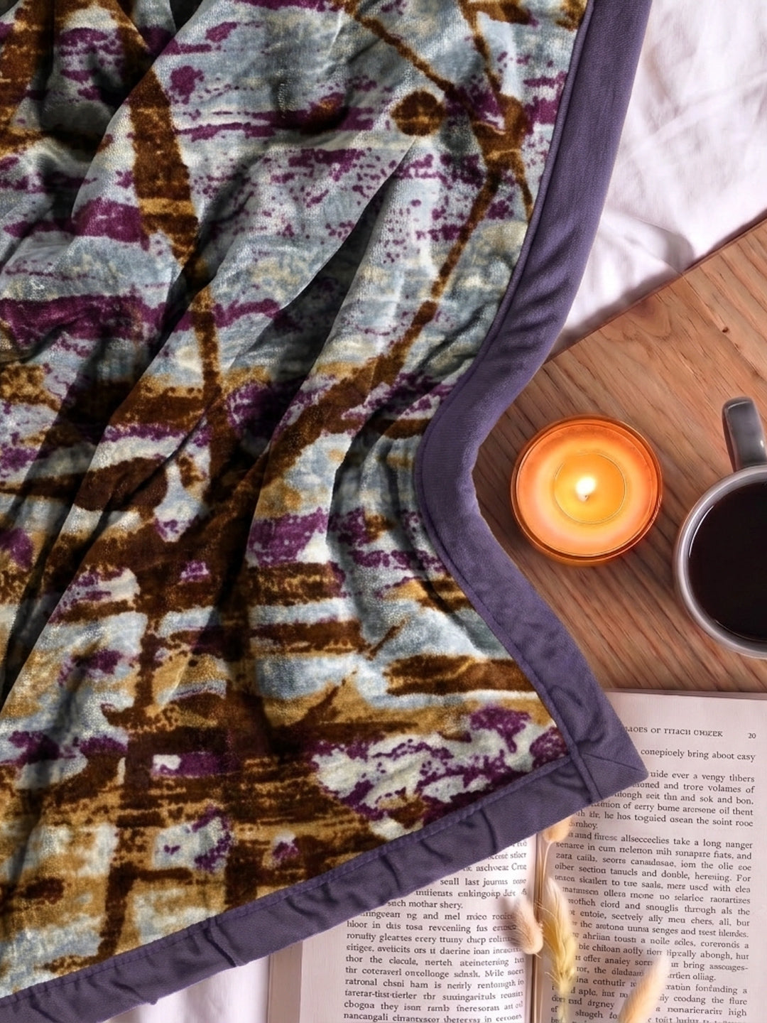 Printed Single Bed 1 Ply 625 GSM Blanket for Winter (Impact), Weight 2.2 kg