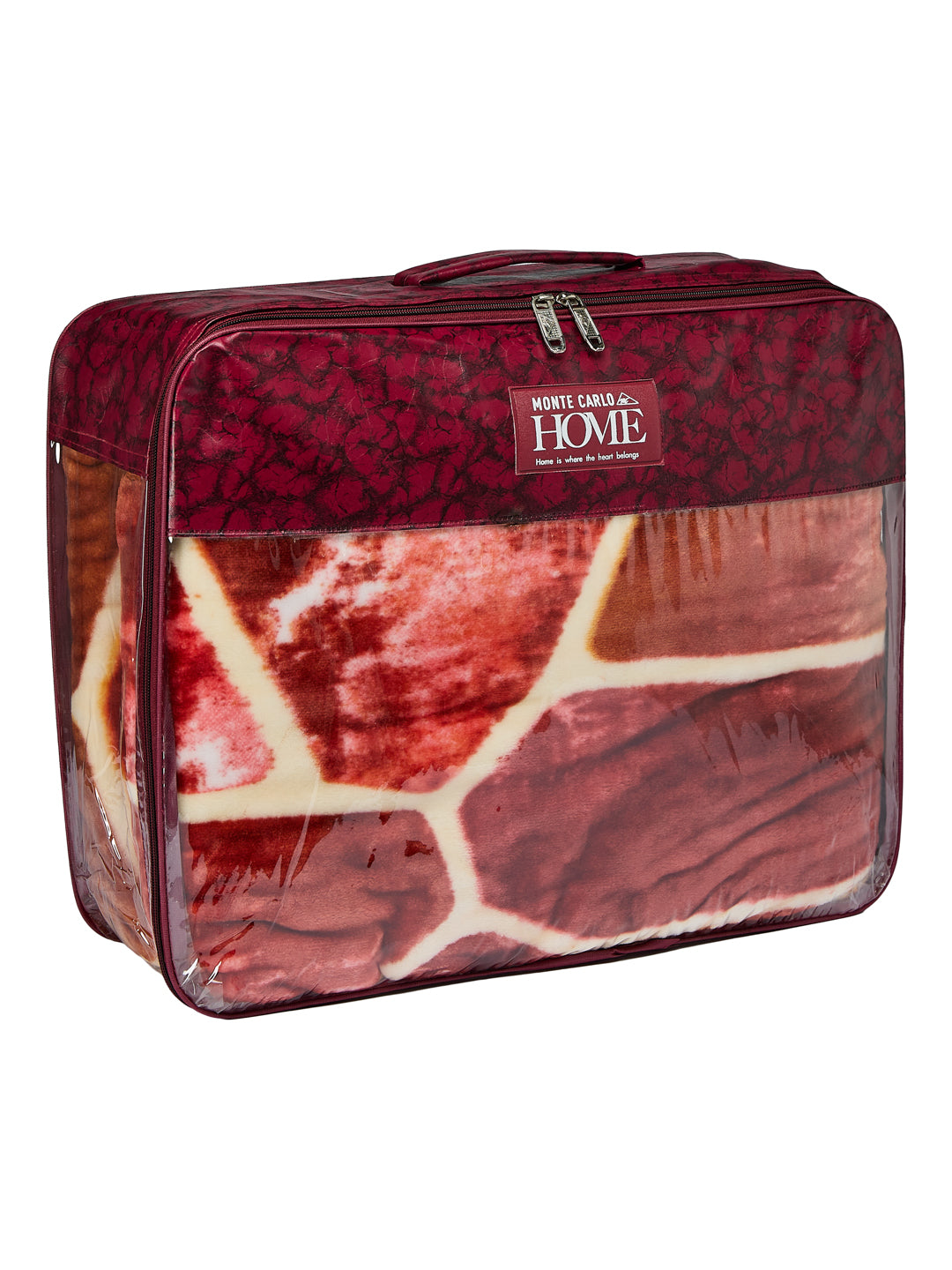 Printed Single Bed 1 Ply 625 GSM Blanket for Winter (Impact), Weight 2.2 kg