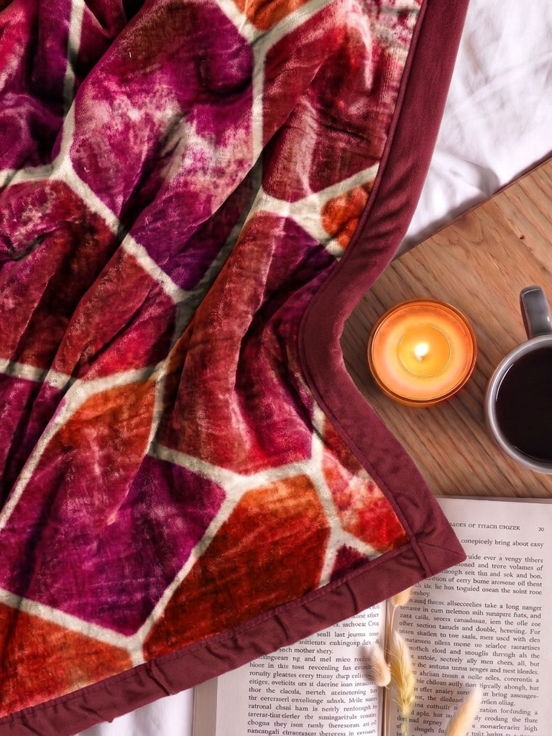 Printed Single Bed 1 Ply 625 GSM Blanket for Winter (Impact), Weight 2.2 kg