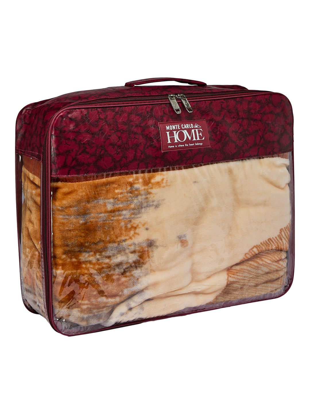 Printed Single Bed 1 Ply 625 GSM Blanket for Winter (Impact), Weight 2.2 kg