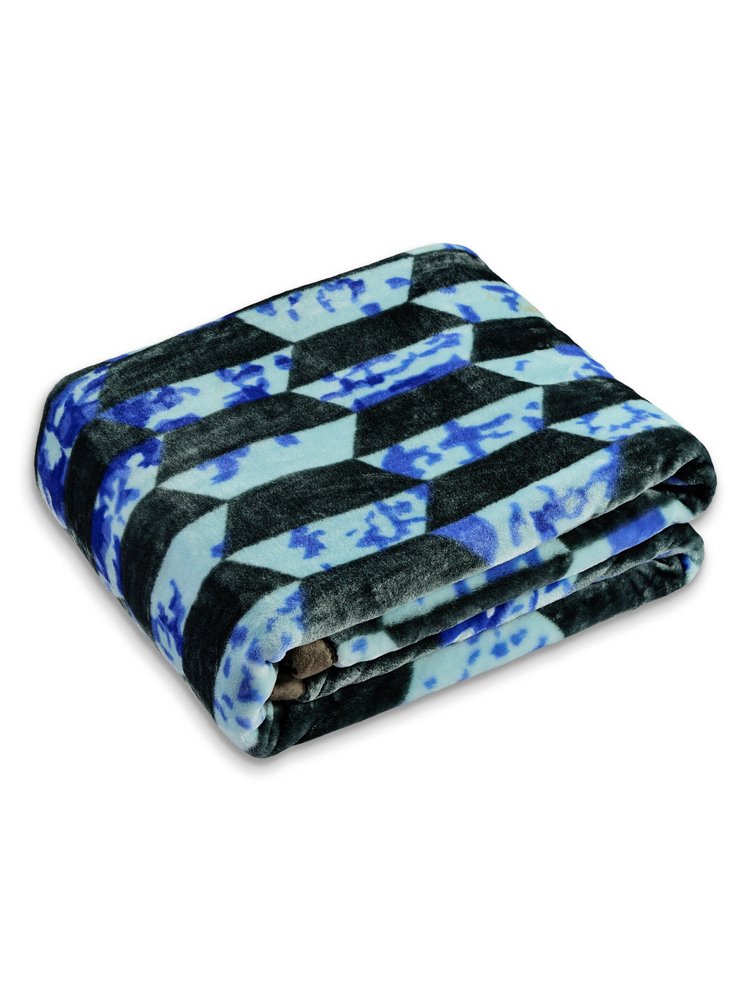 Printed Single Bed 1 Ply 625 GSM Blanket for Winter (Impact), Weight 2.2 kg