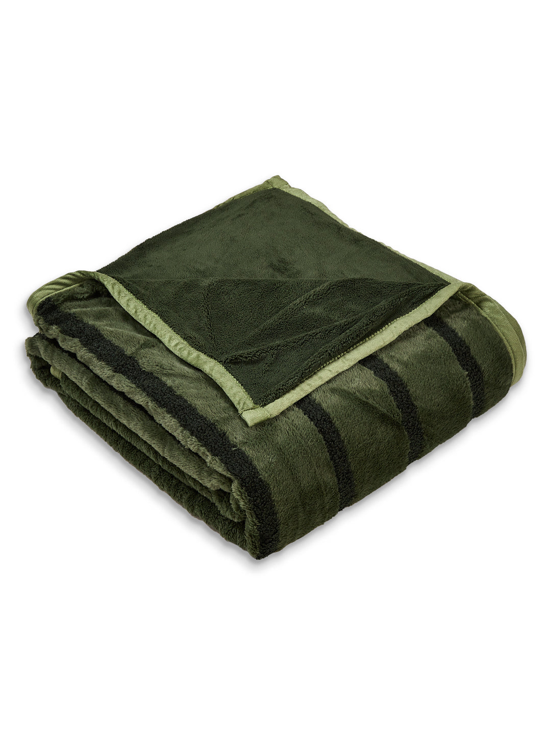 Double Bed 2 Ply 680 GSM Blanket for Winter (Ivy Rose), Weight 3.6 kg