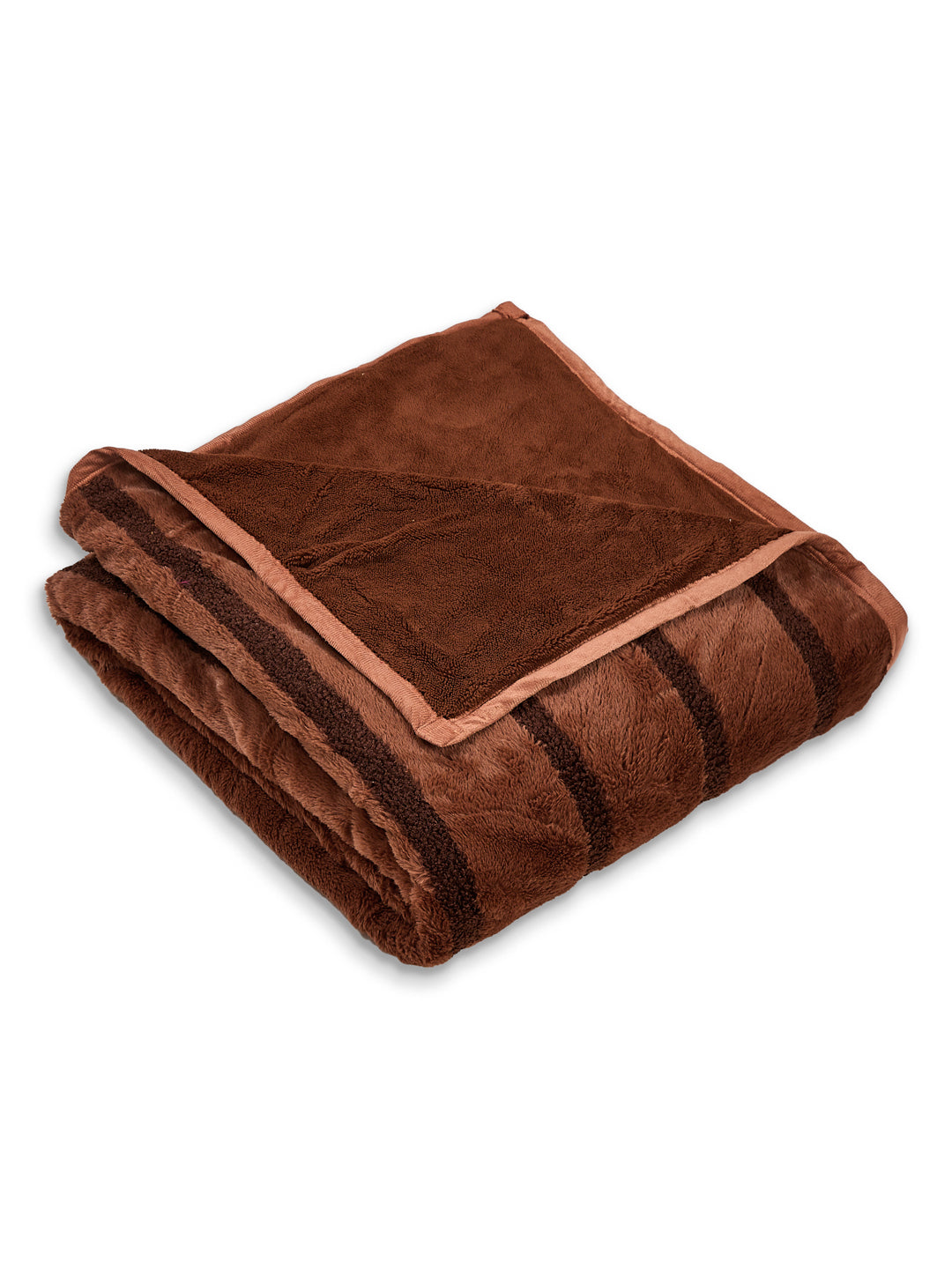 Double Bed 2 Ply 680 GSM Blanket for Winter (Ivy Rose), Weight 3.6 kg