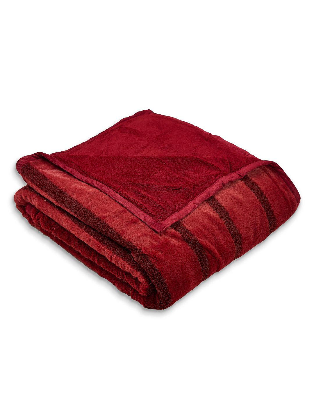 Double Bed 2 Ply 680 GSM Blanket for Winter (Ivy Rose), Weight 3.6 kg