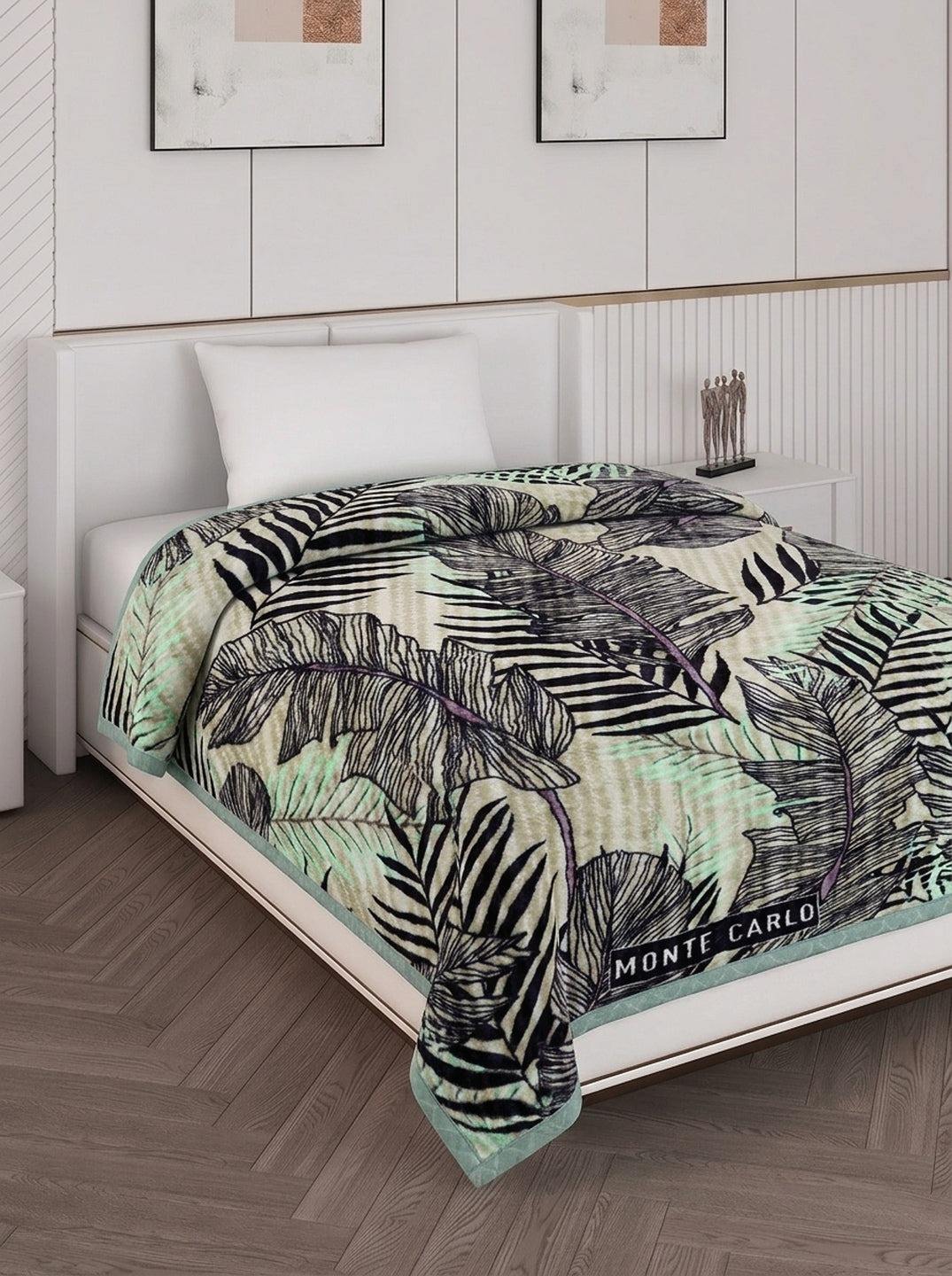 Printed Single Bed 2 Ply 850 GSM Blanket for Winter (Kye), Weight 3 kg
