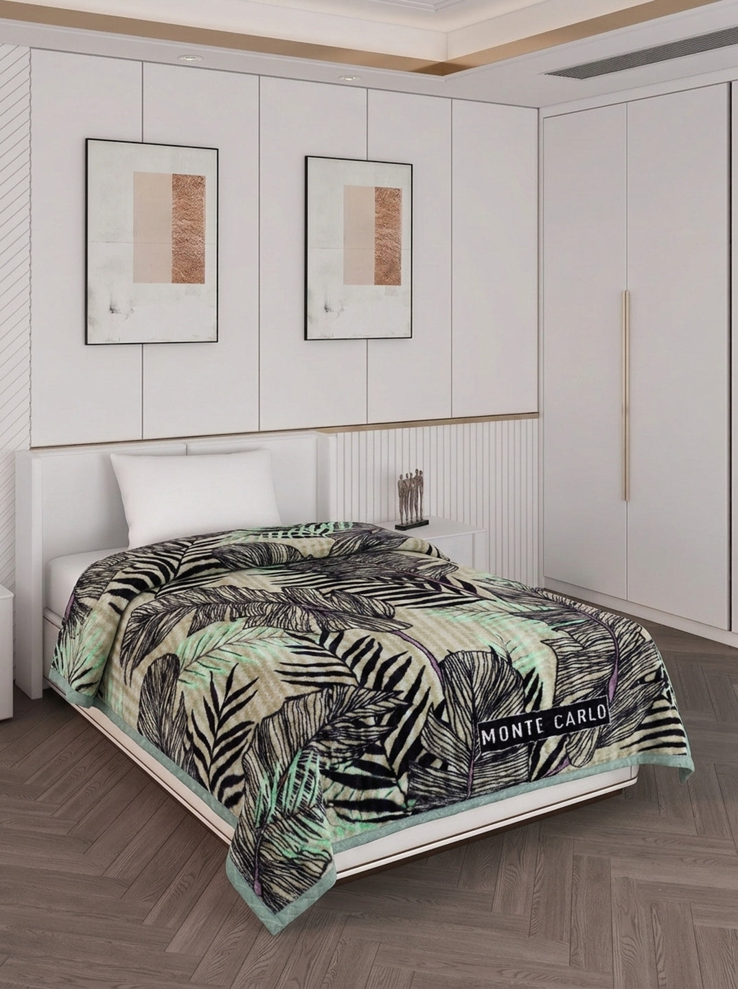 Printed Single Bed 2 Ply 850 GSM Blanket for Winter (Kye), Weight 3 kg