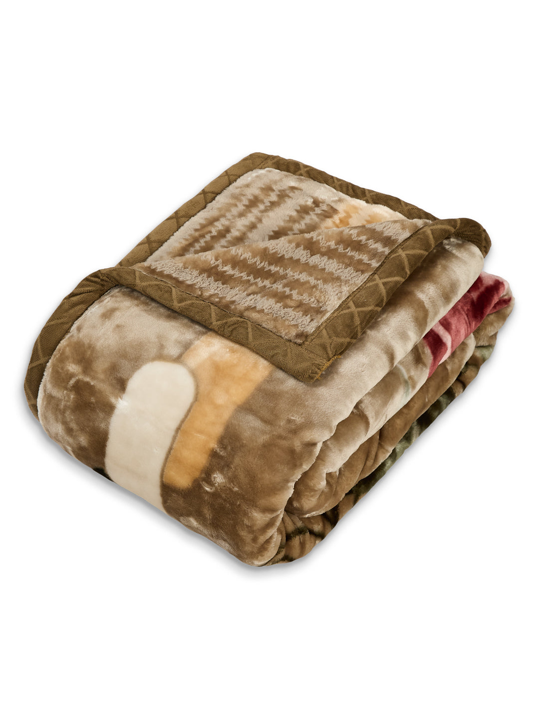 Printed Single Bed 2 Ply 850 GSM Blanket for Winter (Kye), Weight 3 kg