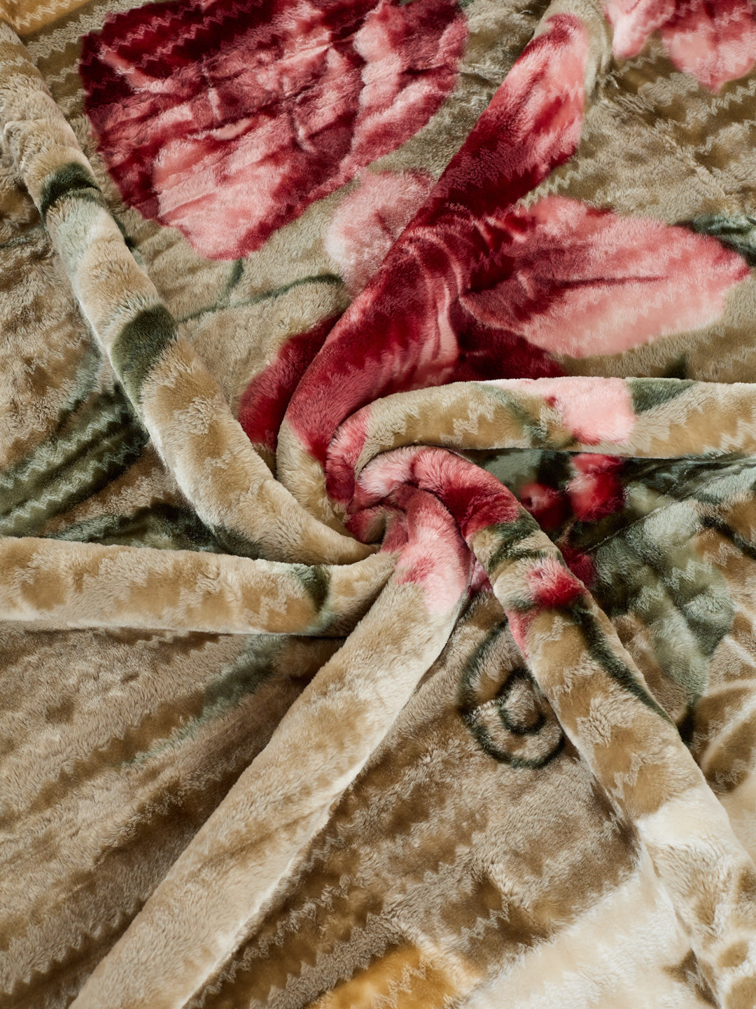Printed Single Bed 2 Ply 850 GSM Blanket for Winter (Kye), Weight 3 kg