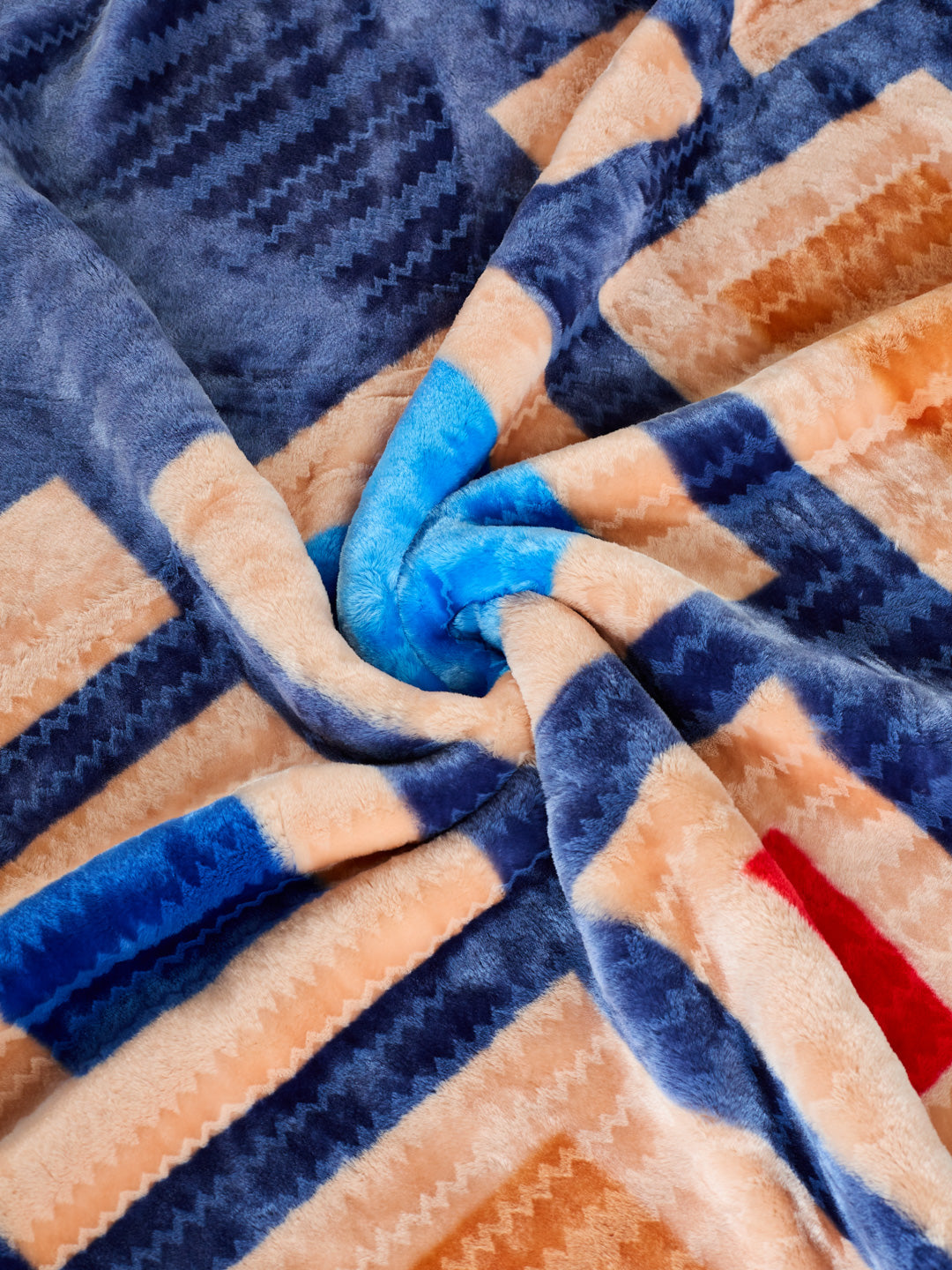 Printed Single Bed 2 Ply 850 GSM Blanket for Winter (Kye), Weight 3 kg