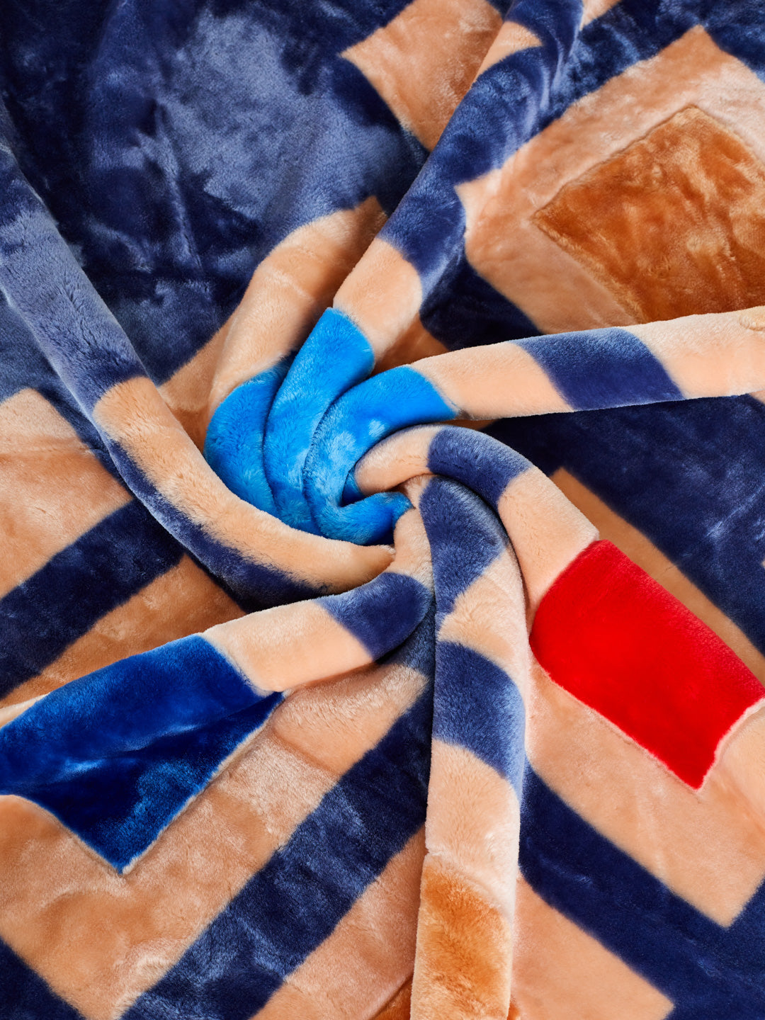 Printed Single Bed 2 Ply 850 GSM Blanket for Winter (Kye), Weight 3 kg
