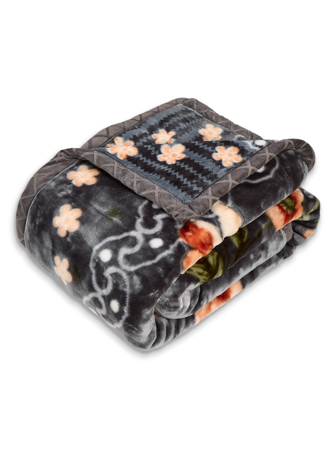 Printed Single Bed 2 Ply 850 GSM Blanket for Winter (Kye), Weight 3 kg