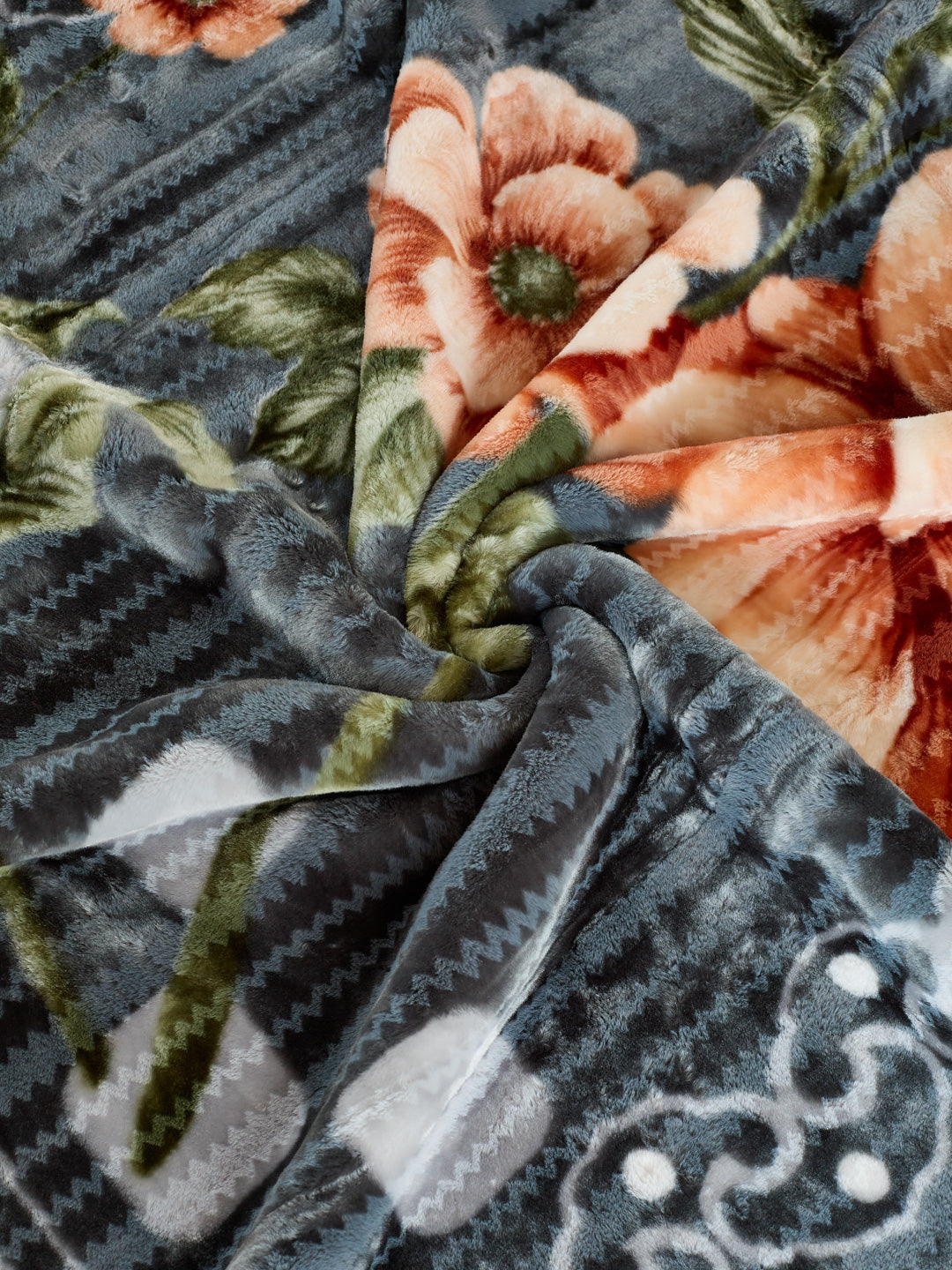 Printed Single Bed 2 Ply 850 GSM Blanket for Winter (Kye), Weight 3 kg