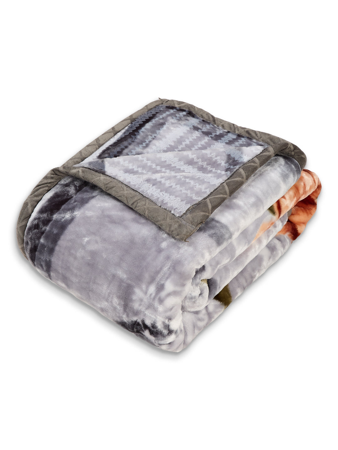 Printed Single Bed 2 Ply 850 GSM Blanket for Winter (Kye), Weight 3 kg