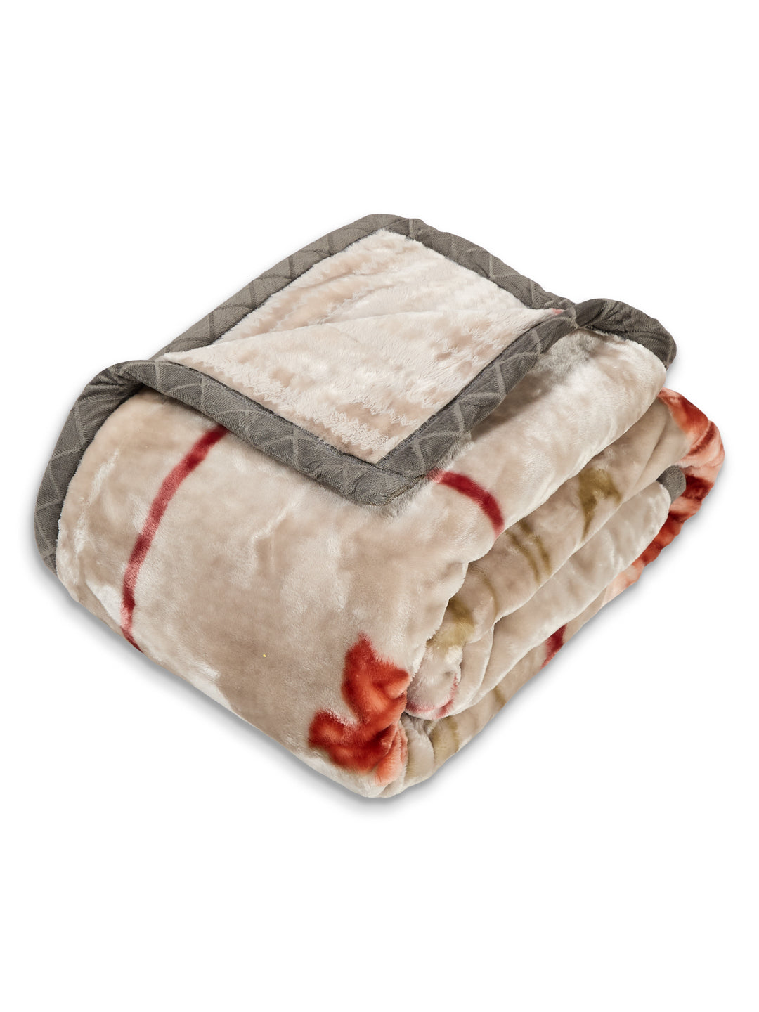 Printed Single Bed 2 Ply 850 GSM Blanket for Winter (Kye), Weight 3 kg