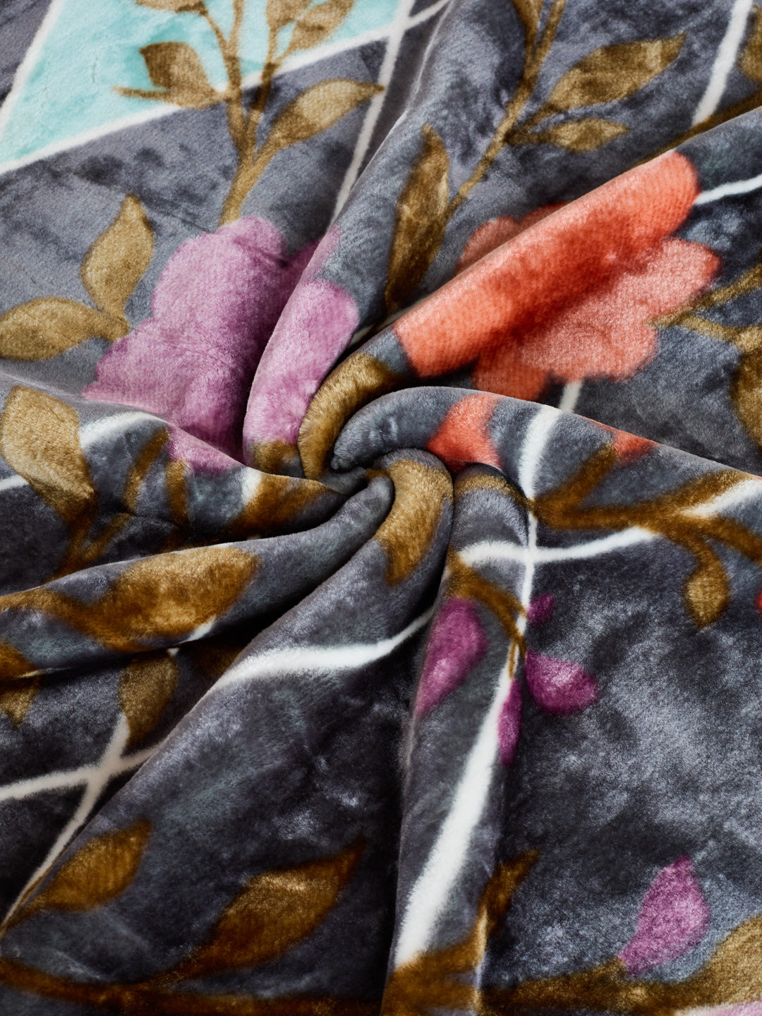 Printed Single Bed 2 Ply 890 GSM Blanket for Winter (Lavish), Weight 3.15 kg