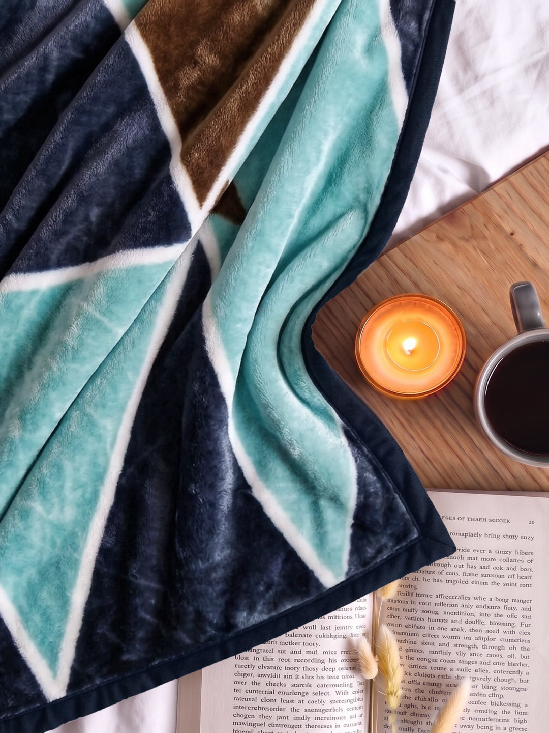 Printed Single Bed 2 Ply 890 GSM Blanket for Winter (Lavish), Weight 3.15 kg