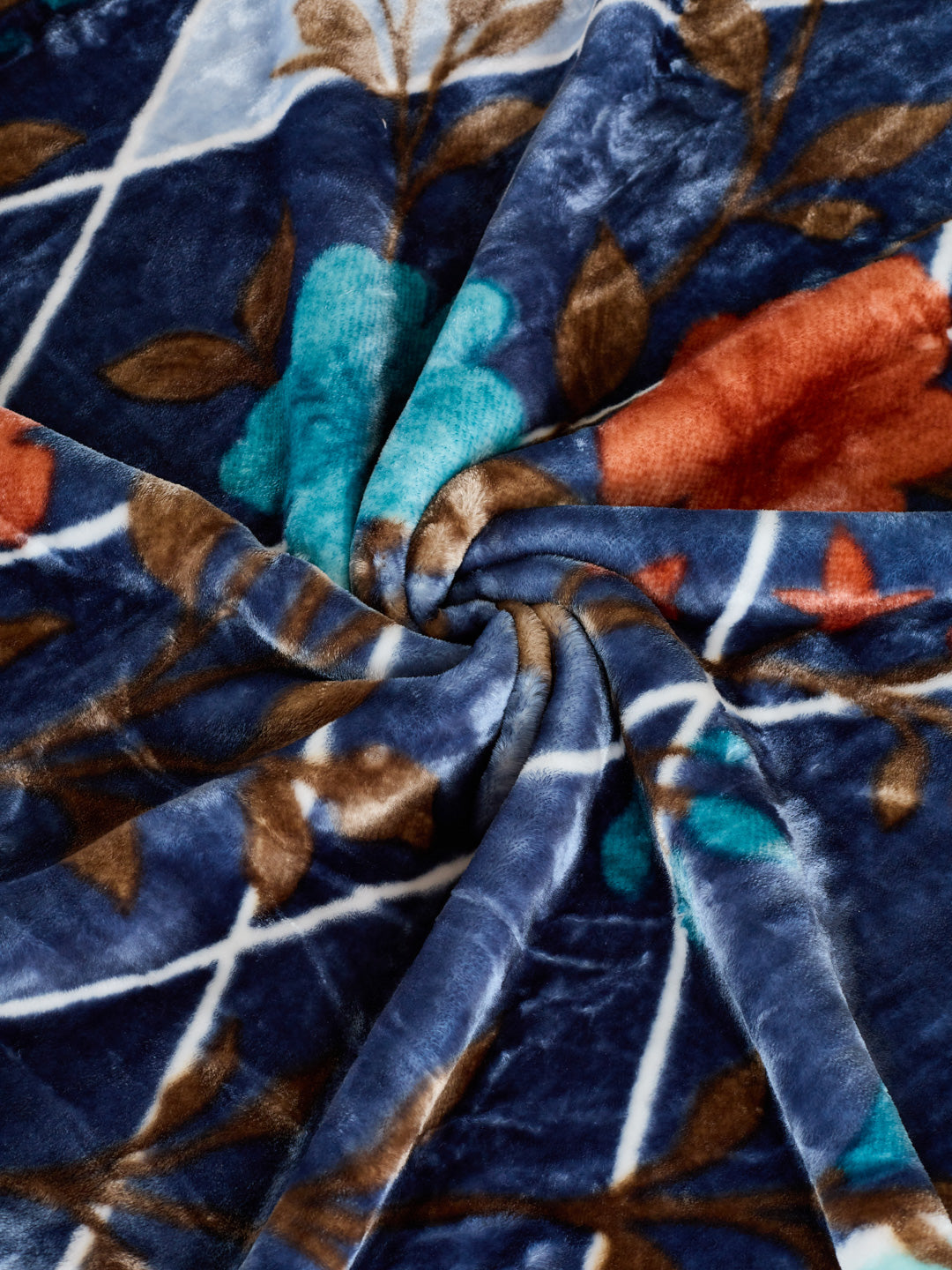 Printed Single Bed 2 Ply 890 GSM Blanket for Winter (Lavish), Weight 3.15 kg