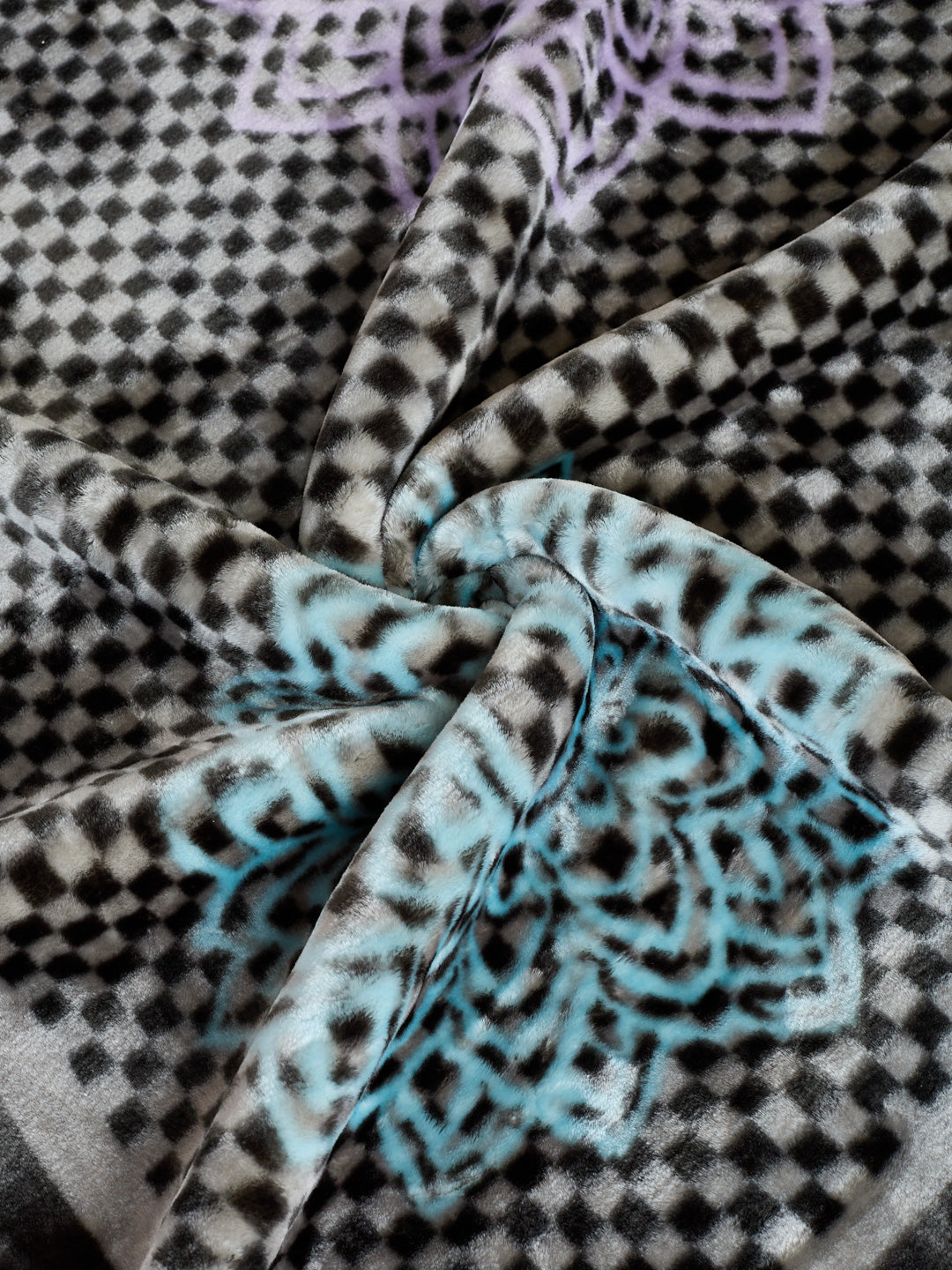 Printed Single Bed 2 Ply 890 GSM Blanket for Winter (Lavish), Weight 3.15 kg