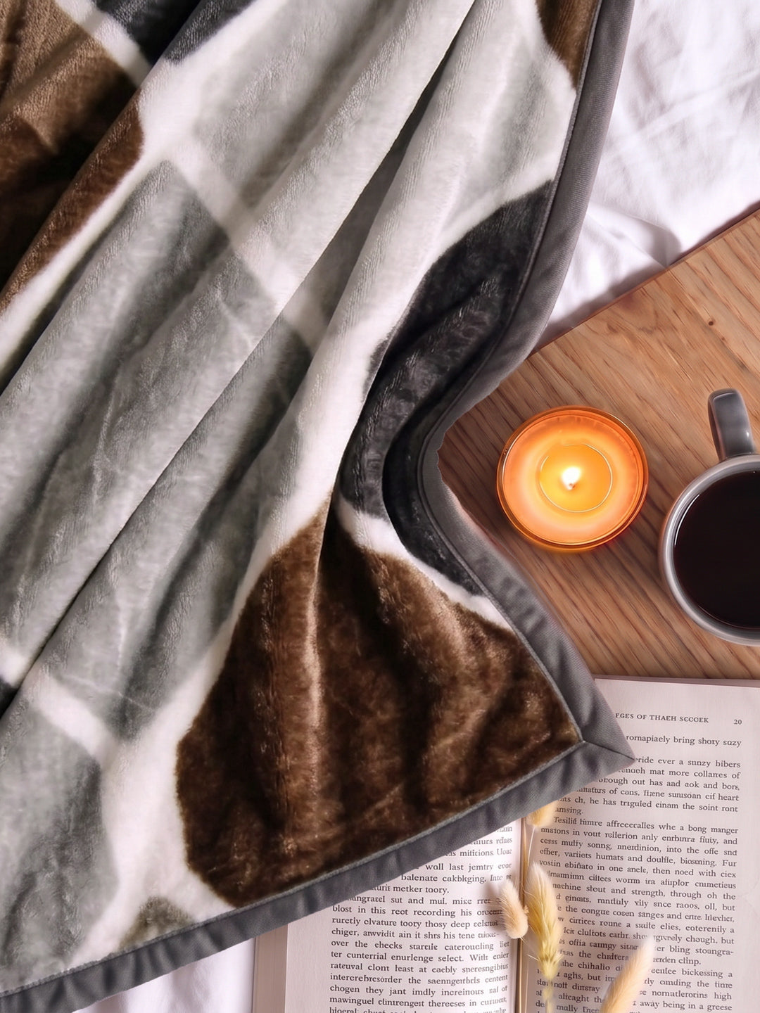 Printed Single Bed 2 Ply 890 GSM Blanket for Winter (Lavish), Weight 3.15 kg