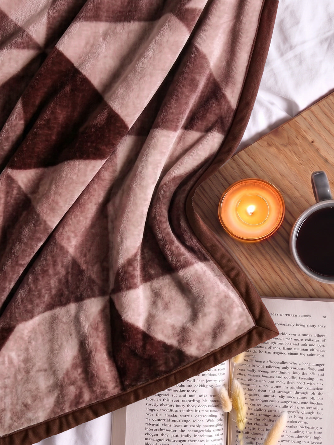 Printed Single Bed 2 Ply 890 GSM Blanket for Winter (Lavish), Weight 3.15 kg