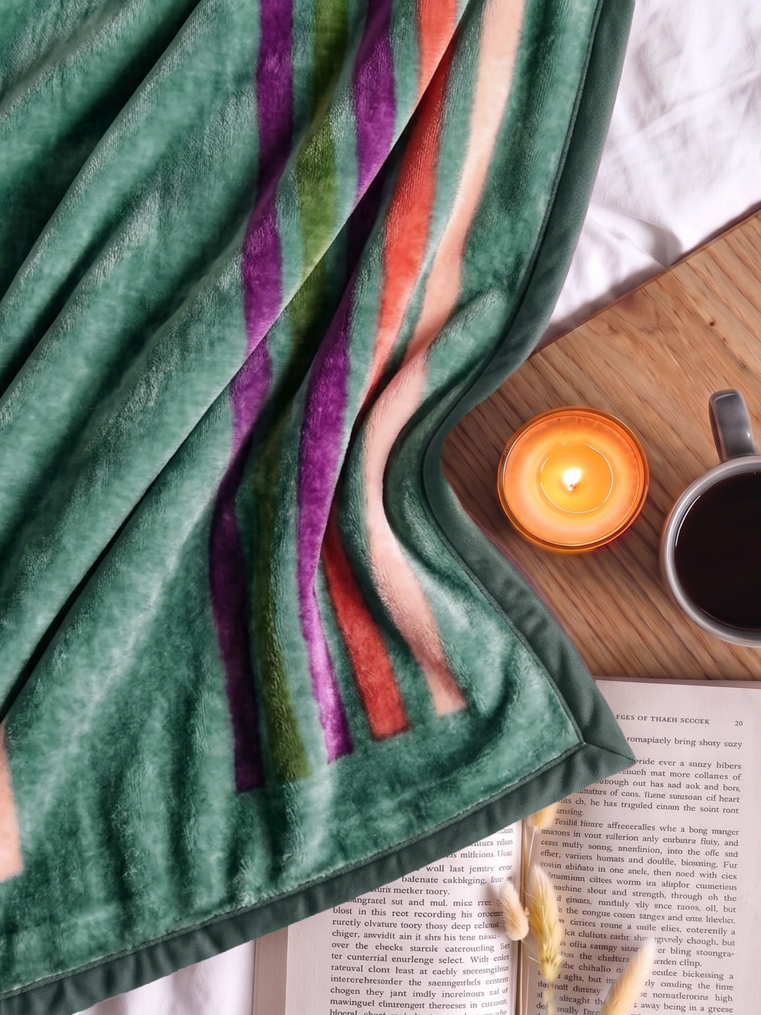Printed Single Bed 2 Ply 890 GSM Blanket for Winter (Lavish), Weight 3.15 kg