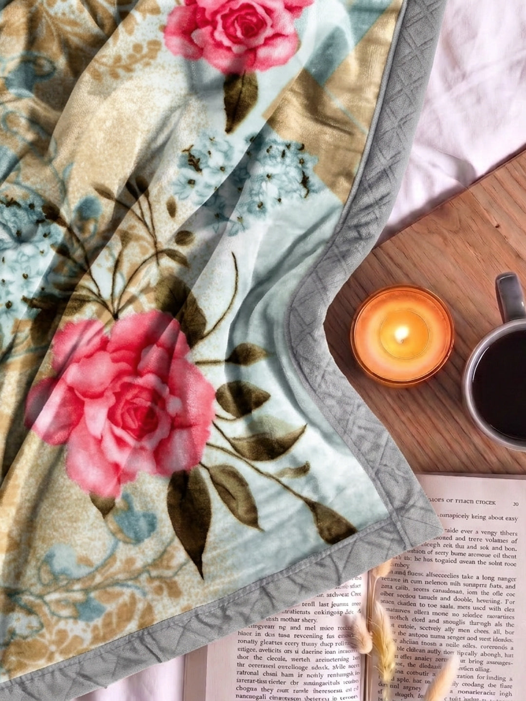 Printed Single Bed 2 Ply 890 GSM Blanket for Winter (Lavish Plus), Weight 3.15 kg