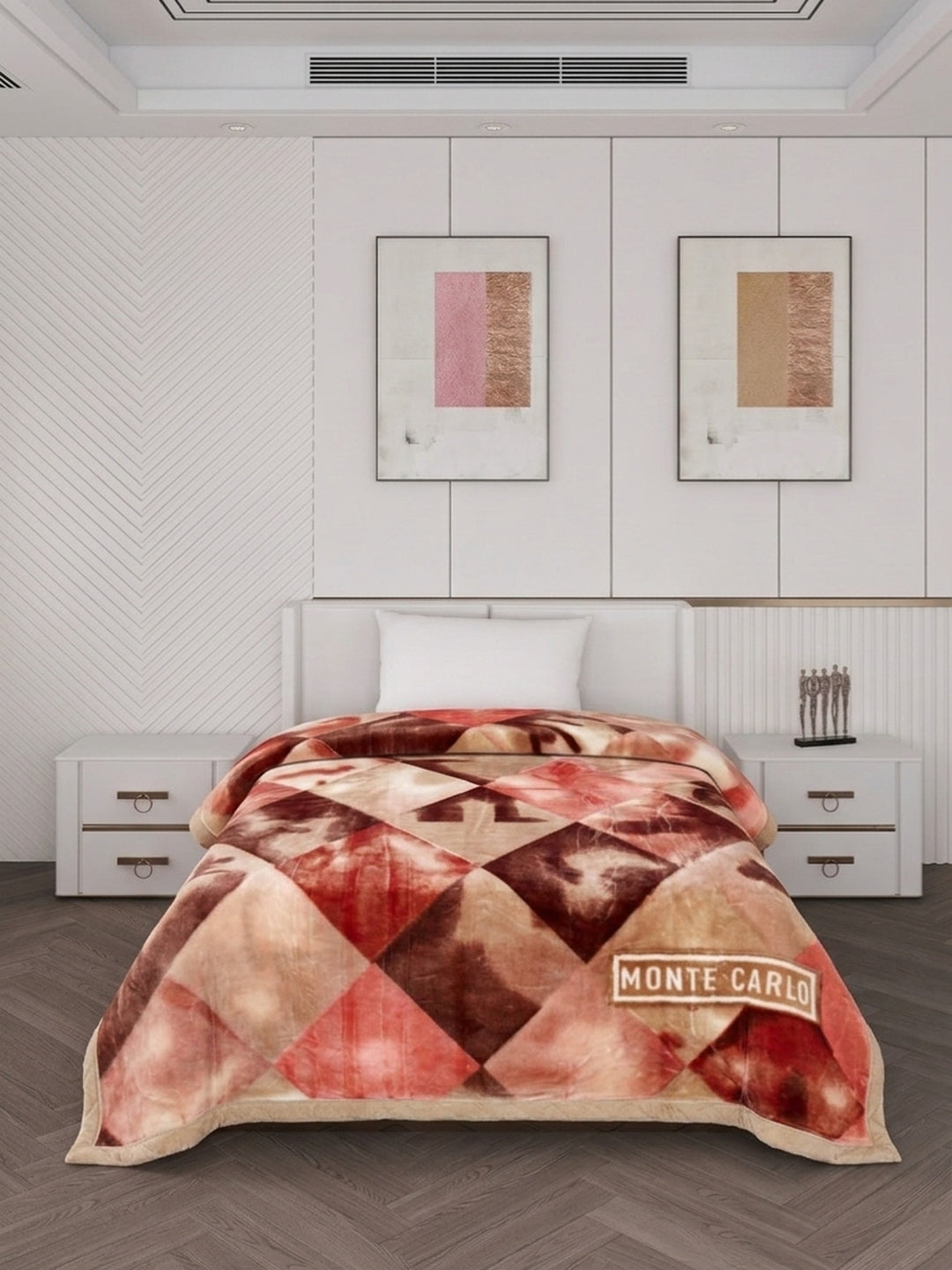 Printed Single Bed 2 Ply 890 GSM Blanket for Winter (Lavish Plus), Weight 3.15 kg