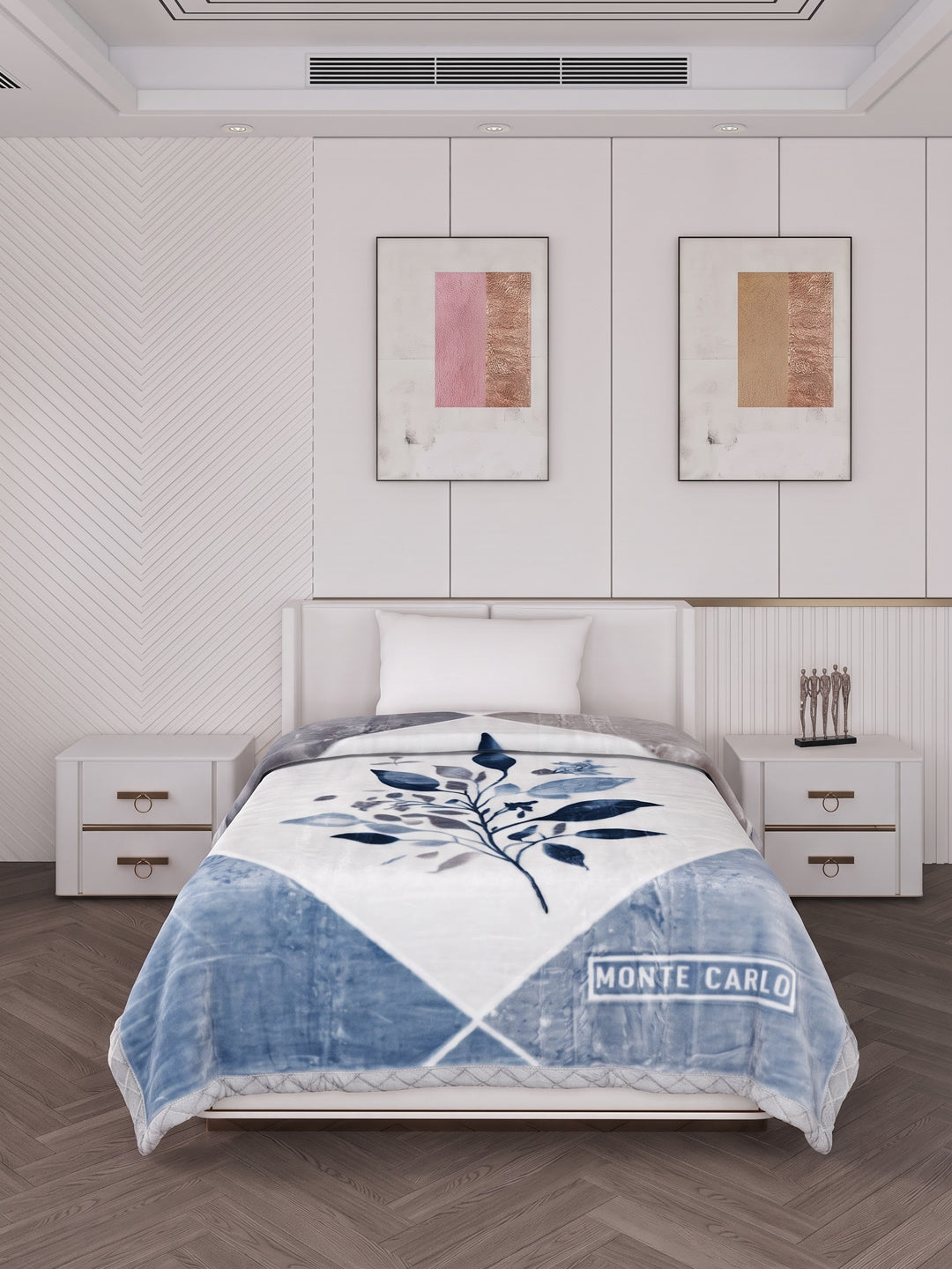 Printed Single Bed 2 Ply 890 GSM Blanket for Winter (Lavish Plus), Weight 3.15 kg
