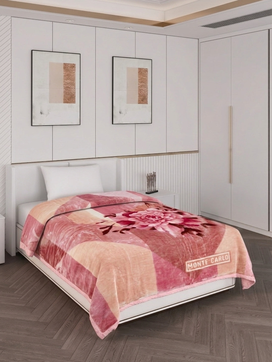 Printed Single Bed 2 Ply 890 GSM Blanket for Winter (Lavish Plus), Weight 3.15 kg