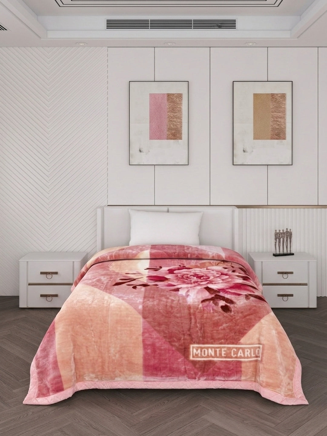 Printed Single Bed 2 Ply 890 GSM Blanket for Winter (Lavish Plus), Weight 3.15 kg