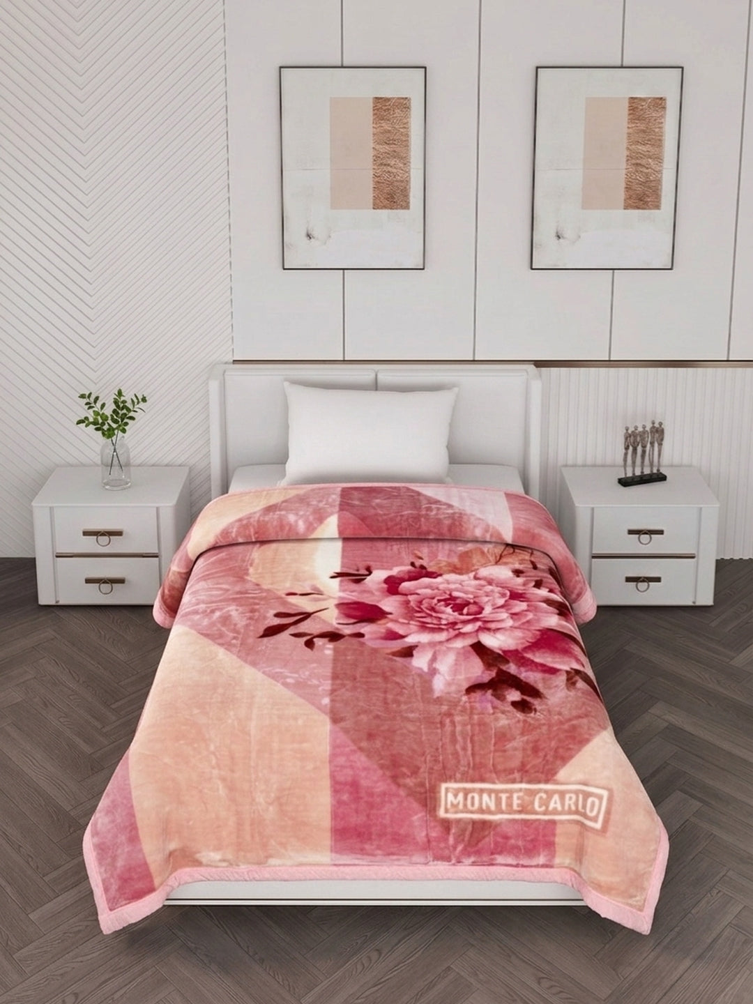 Printed Single Bed 2 Ply 890 GSM Blanket for Winter (Lavish Plus), Weight 3.15 kg