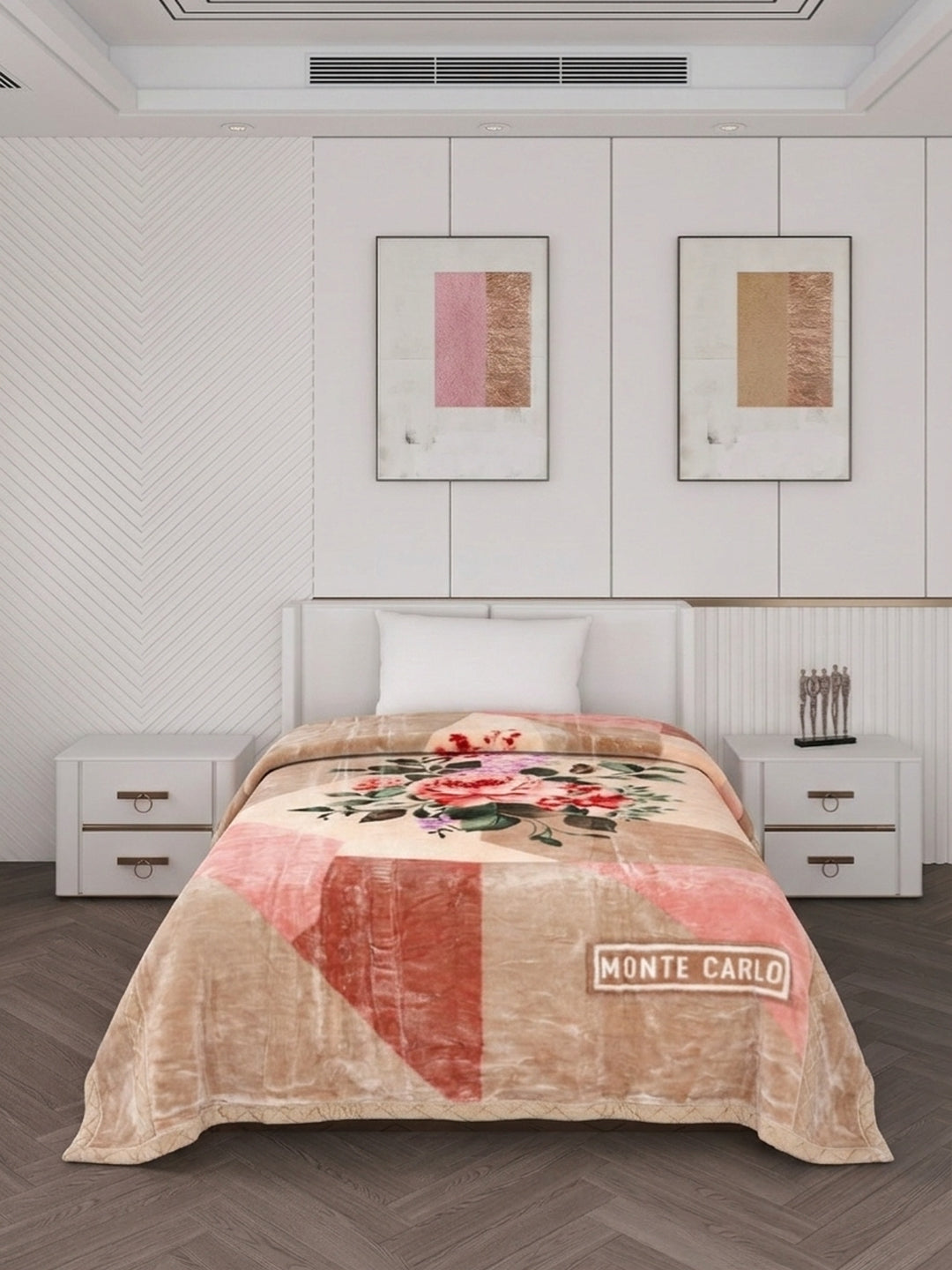 Printed Single Bed 2 Ply 890 GSM Blanket for Winter (Lavish Plus), Weight 3.15 kg