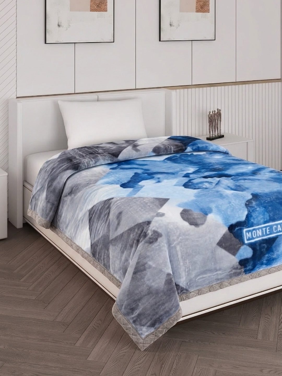 Printed Single Bed 2 Ply 890 GSM Blanket for Winter (Lavish Plus), Weight 3.15 kg