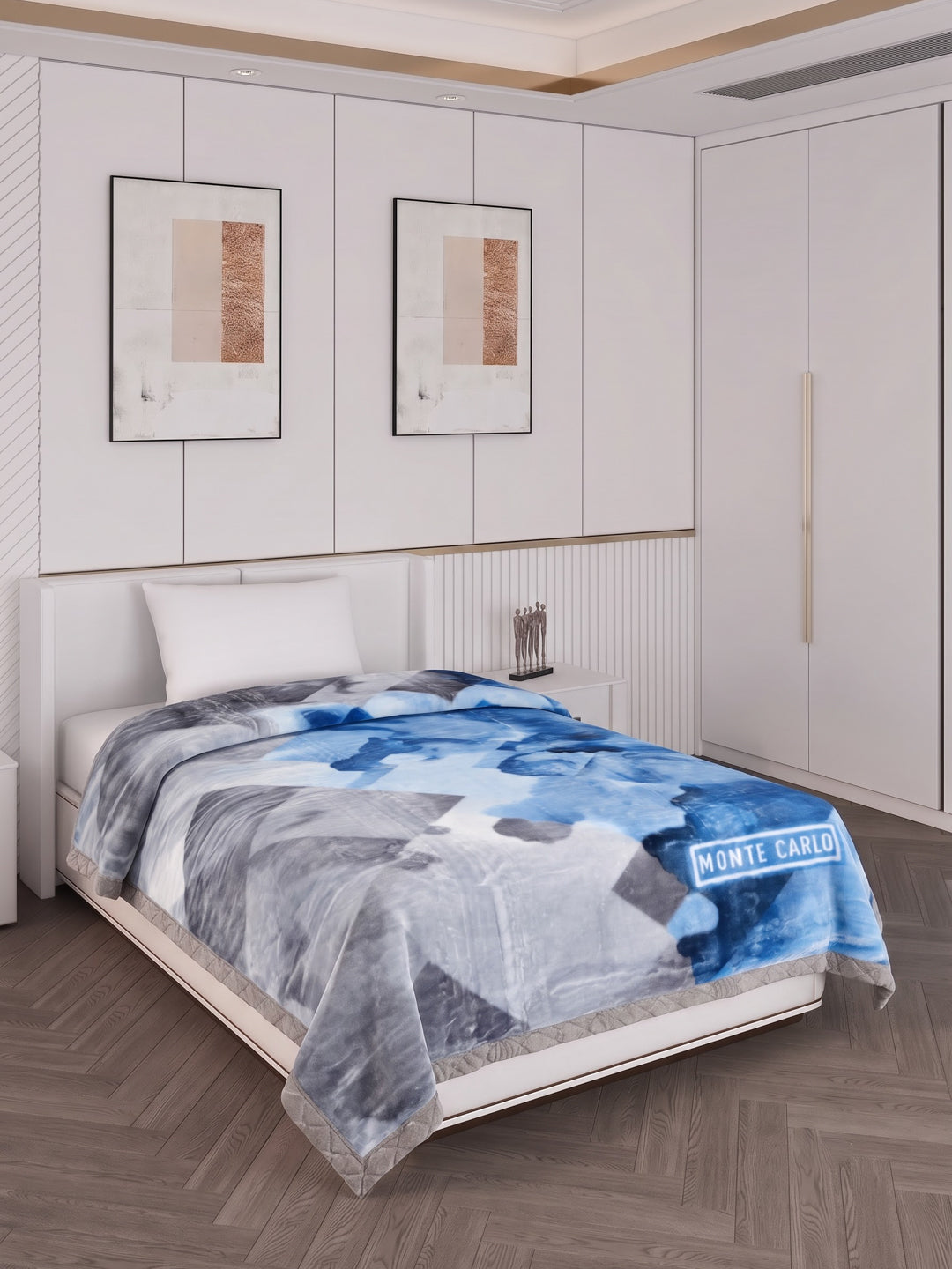 Printed Single Bed 2 Ply 890 GSM Blanket for Winter (Lavish Plus), Weight 3.15 kg